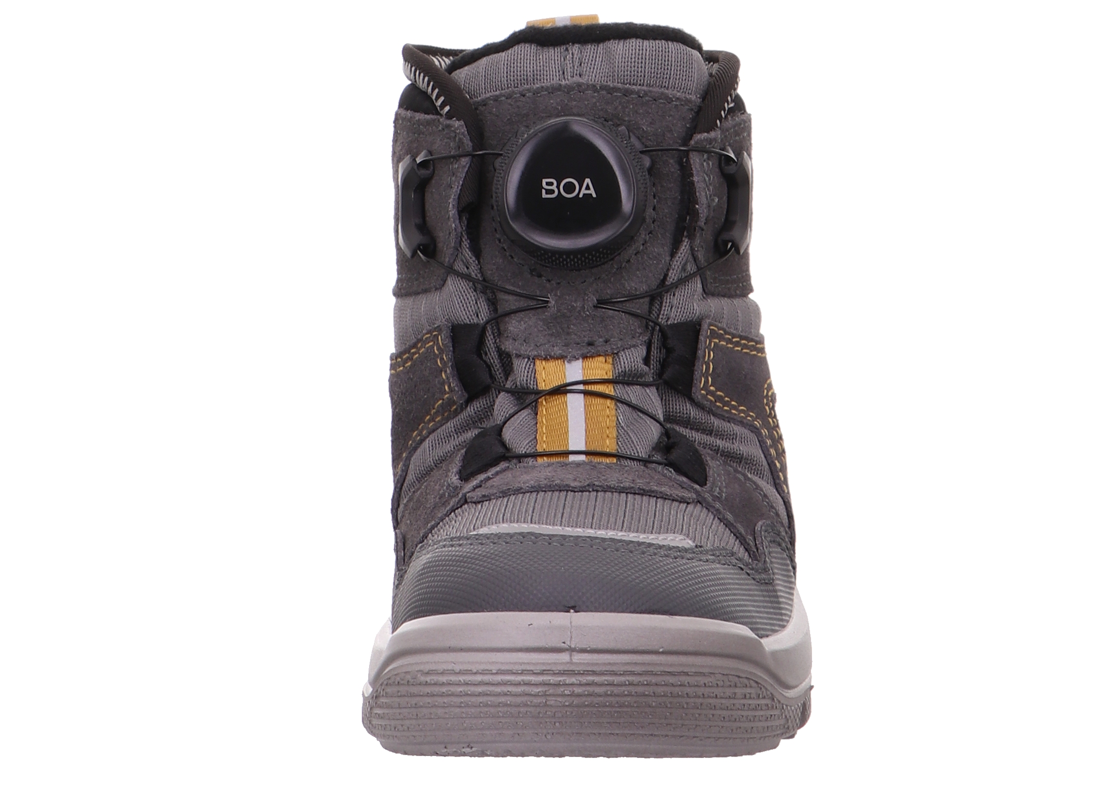 Superfit Mars - Grey / Yellow Suede Leather/Textile