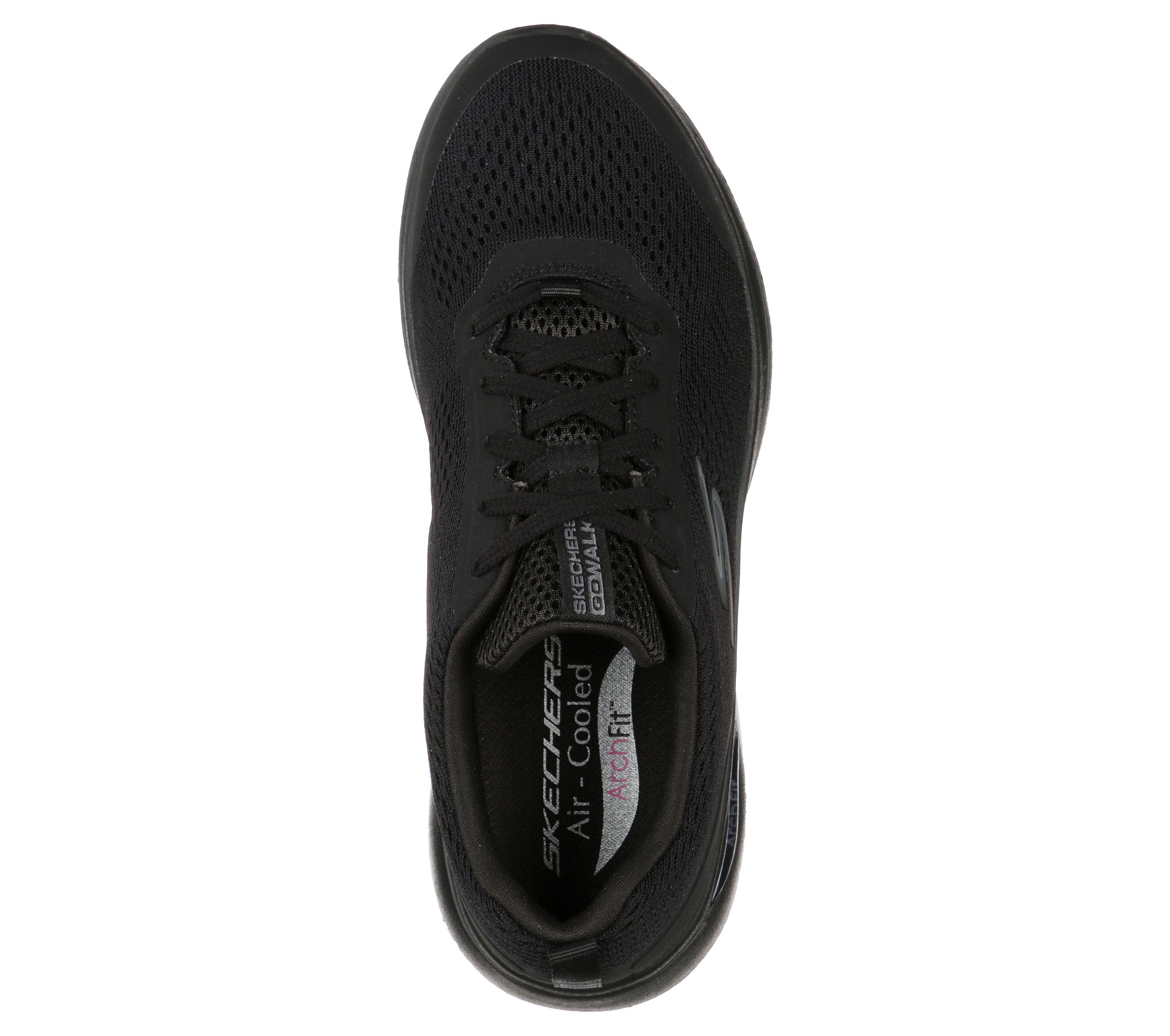 Go Walk Arch Fit - Motion Bree - Black Polyester