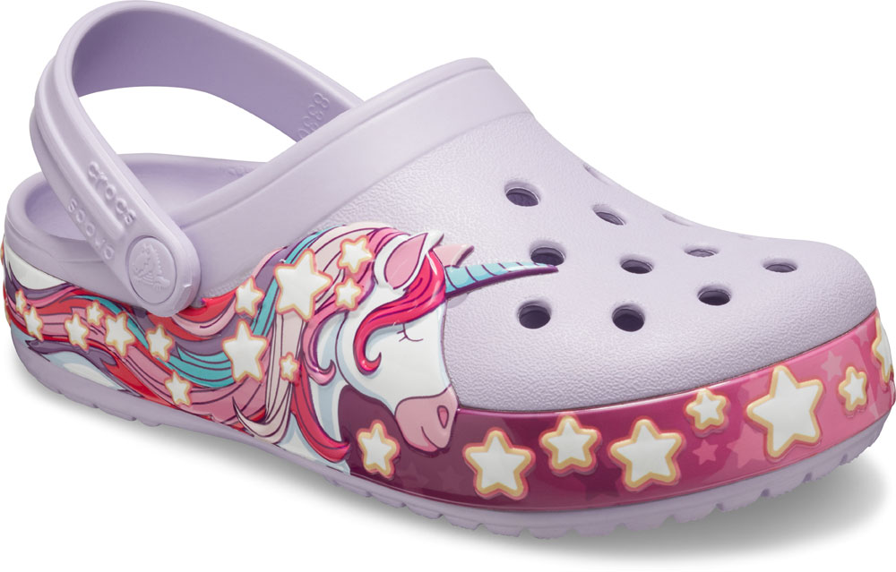 crocs FunLab Unicorn Clog Kids Lavendel Croslite