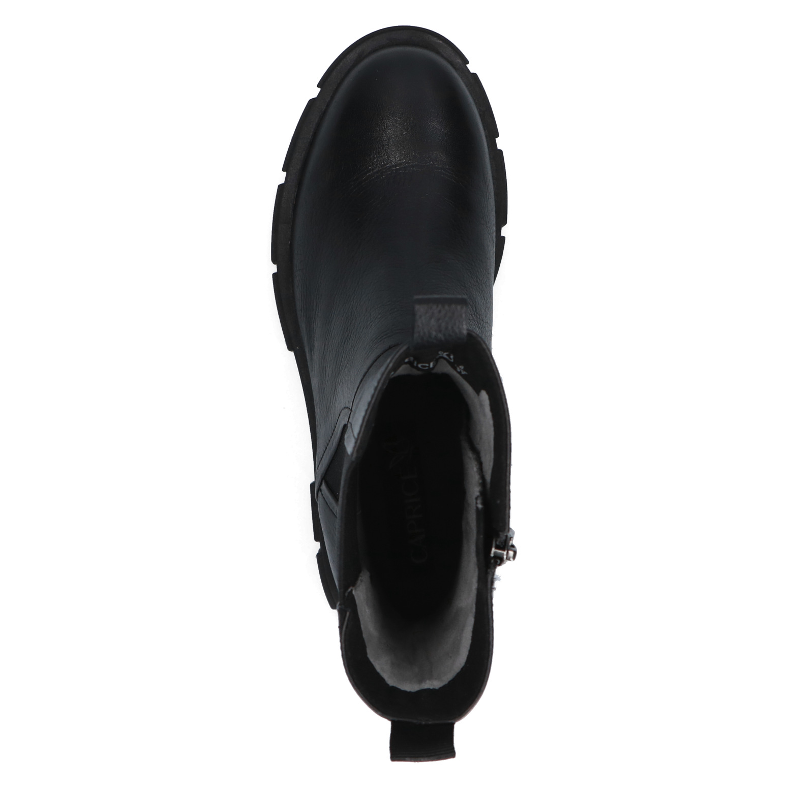 Caprice Chelsea Boot - Black Leather