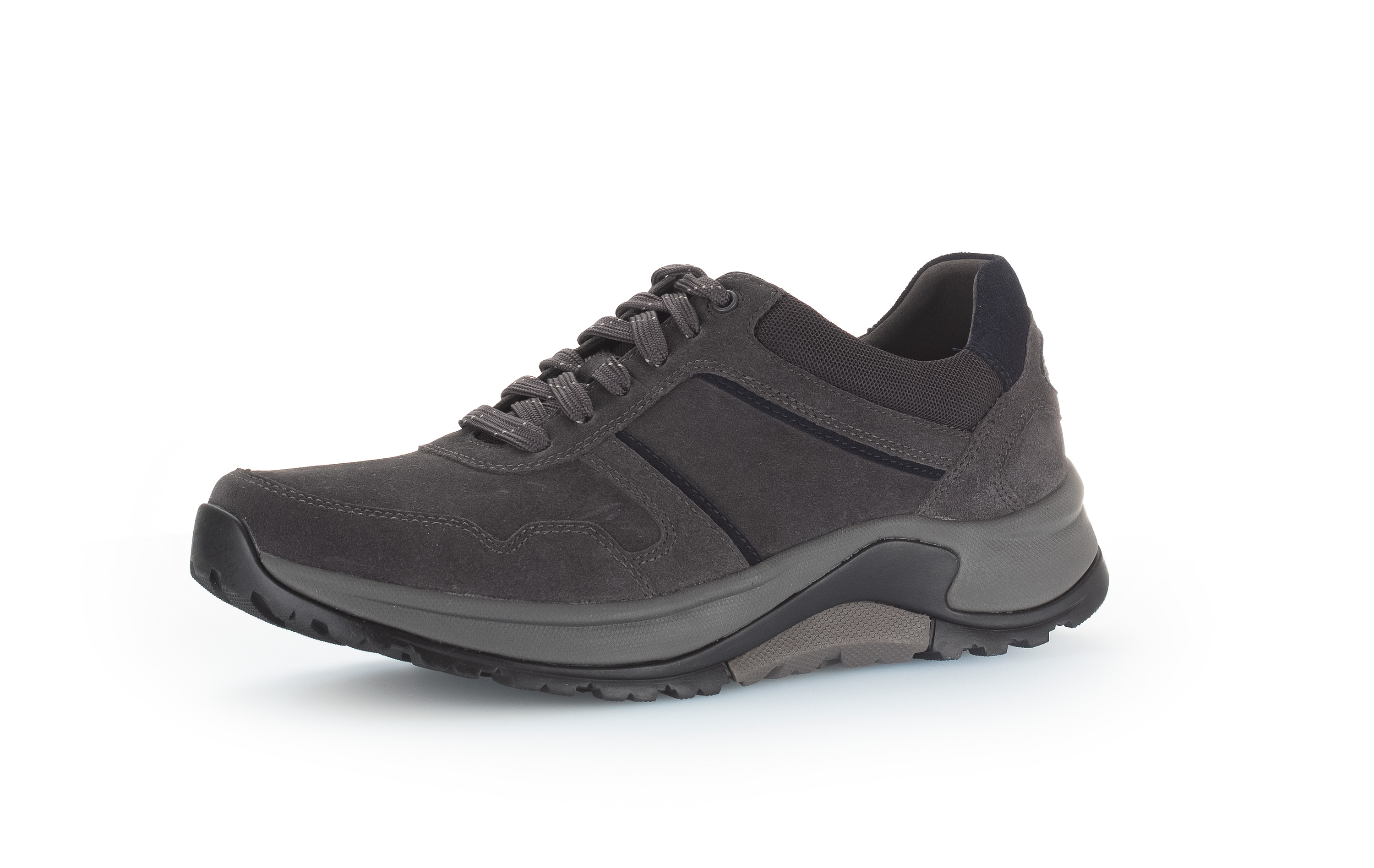 Gabor Shoes Sneaker Low - Grey Leather/Textile