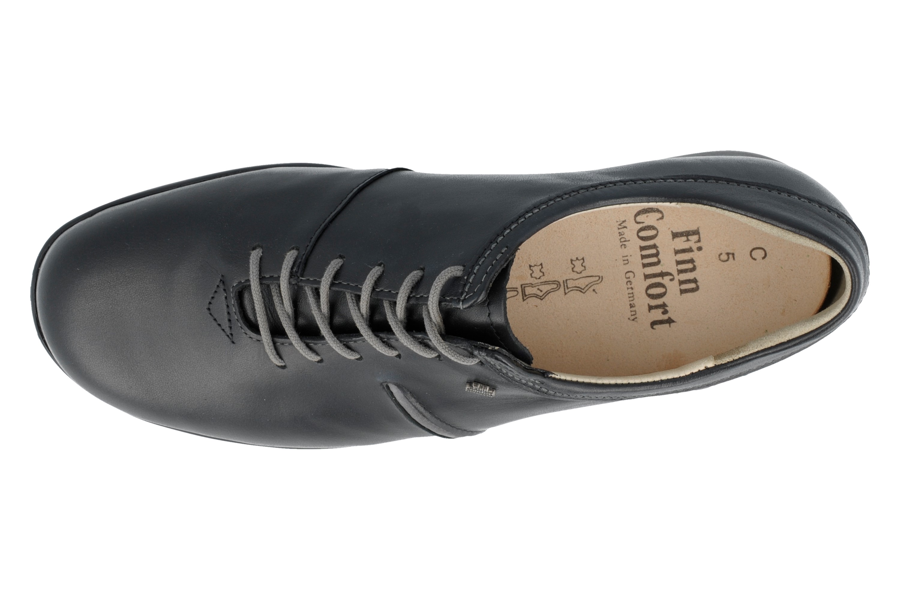 Finn Comfort Belfort - Black smooth leather