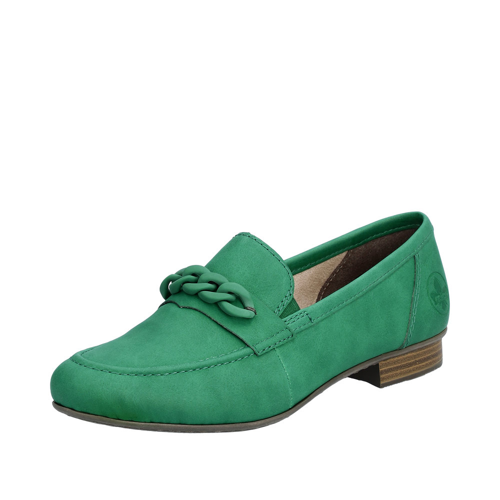 Loafers - Smaragd Kunstleder