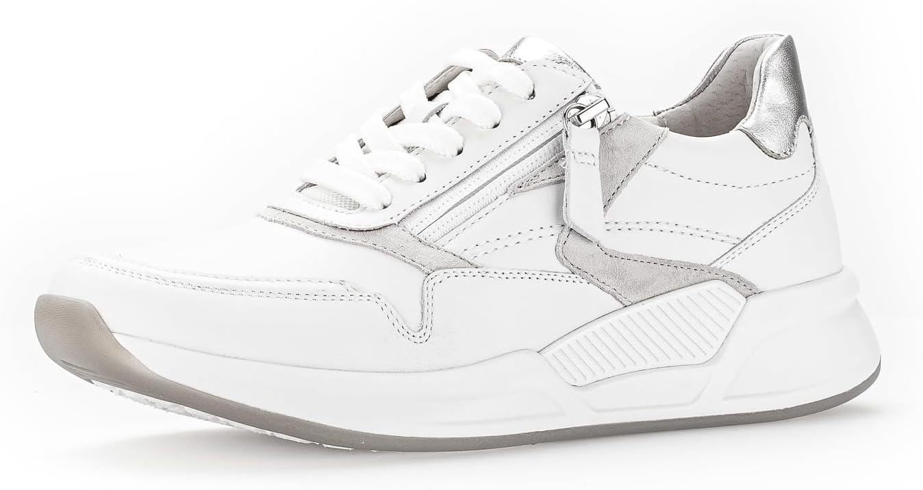 Gabor Shoes Sneaker - Weiß / Silber Leder/Textil