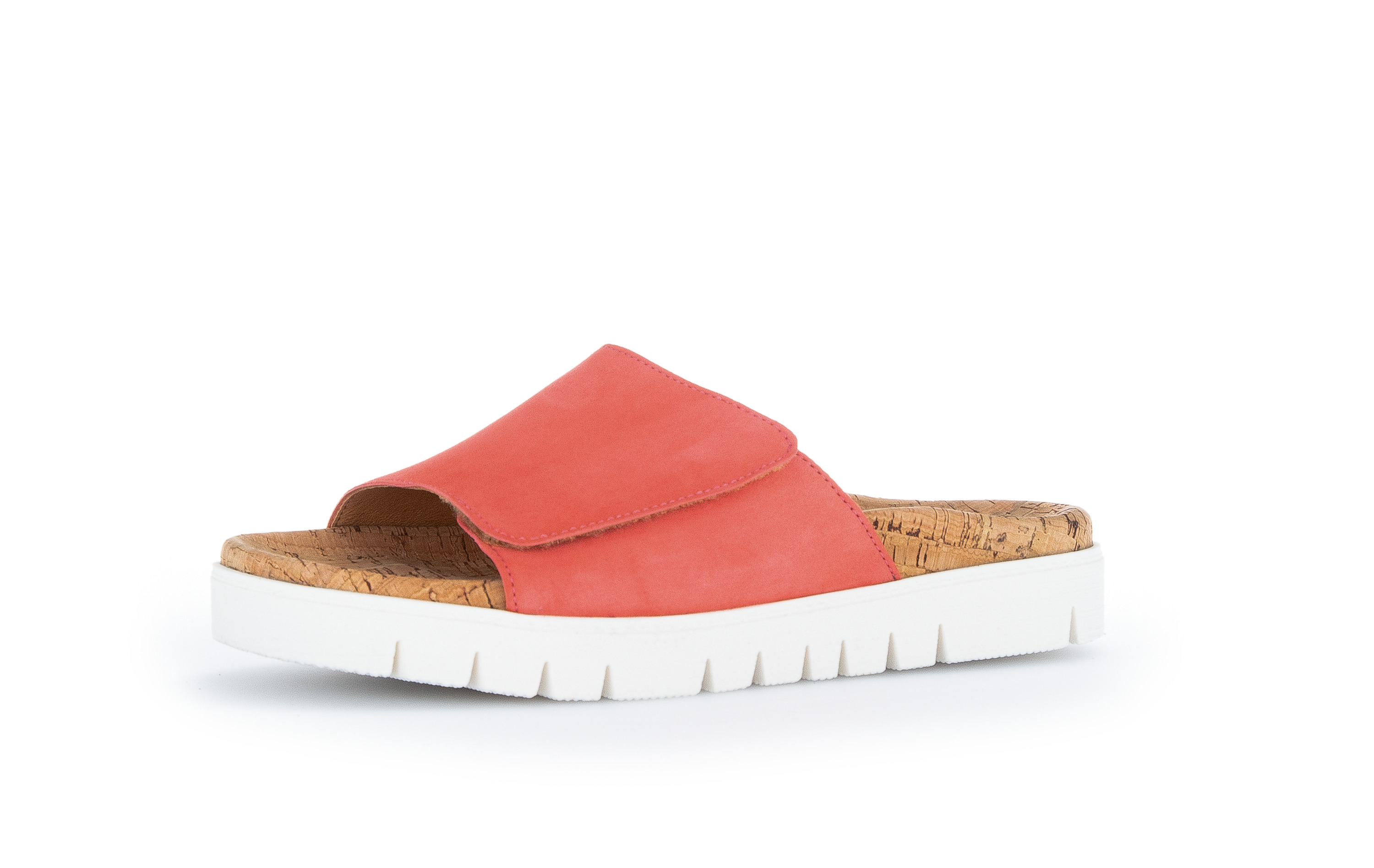 Sandale Red suede leather