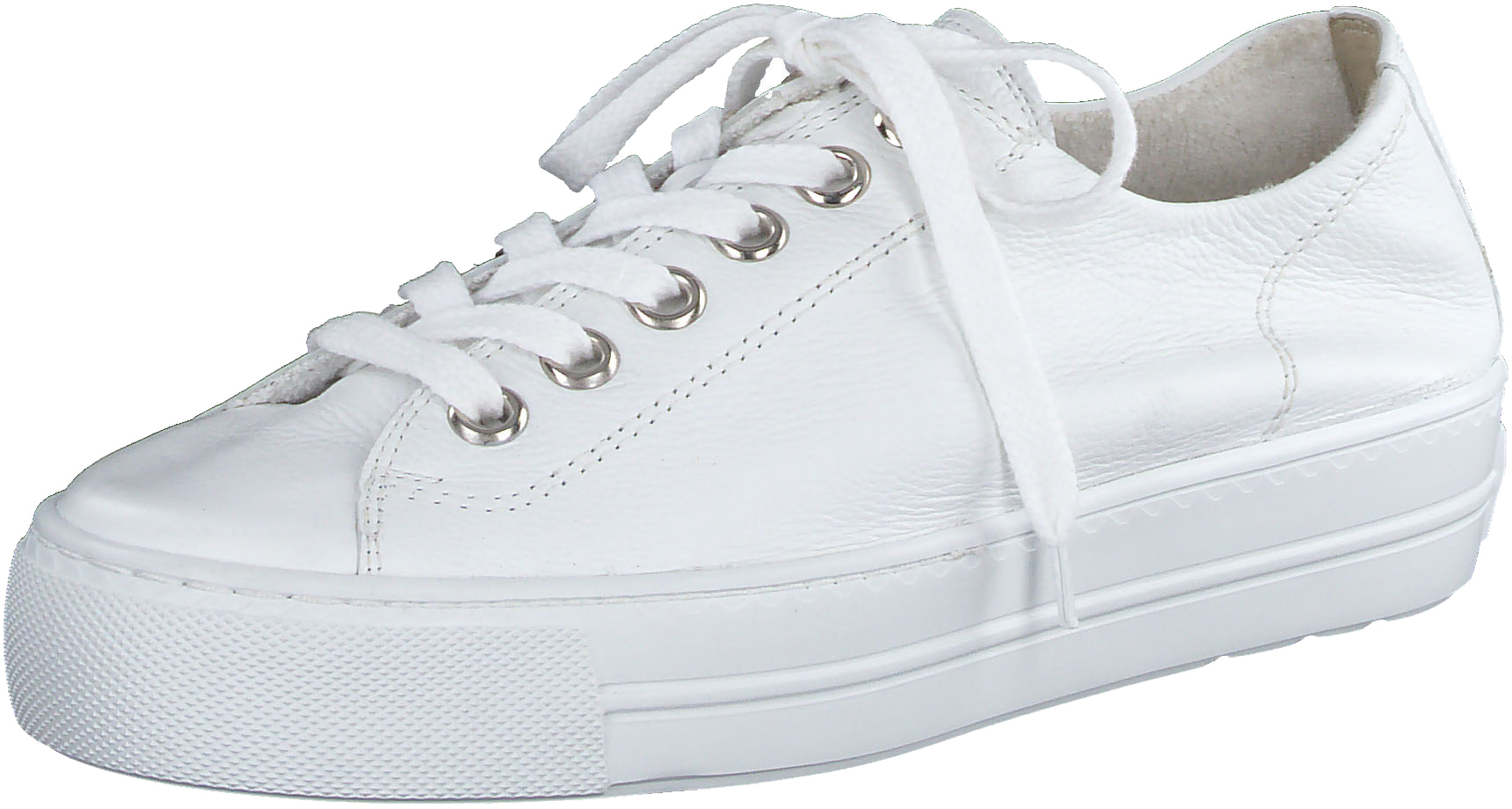 Paul Green Super Soft - White smooth leather