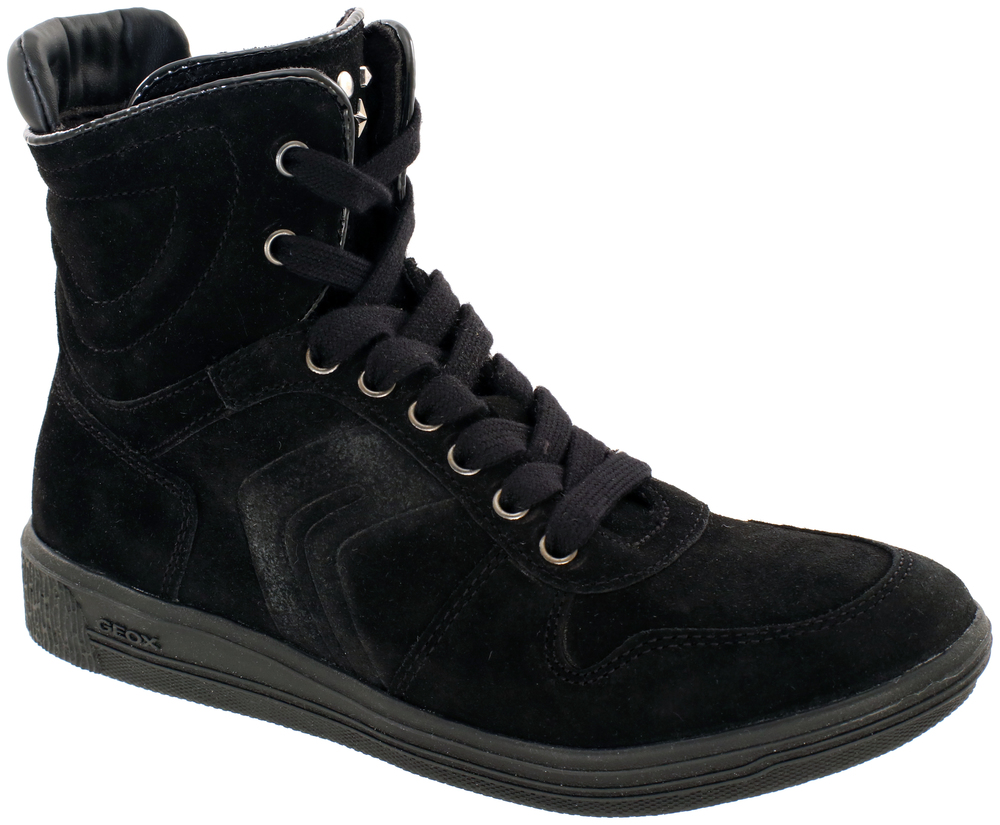 Geox Tabata - Black suede leather