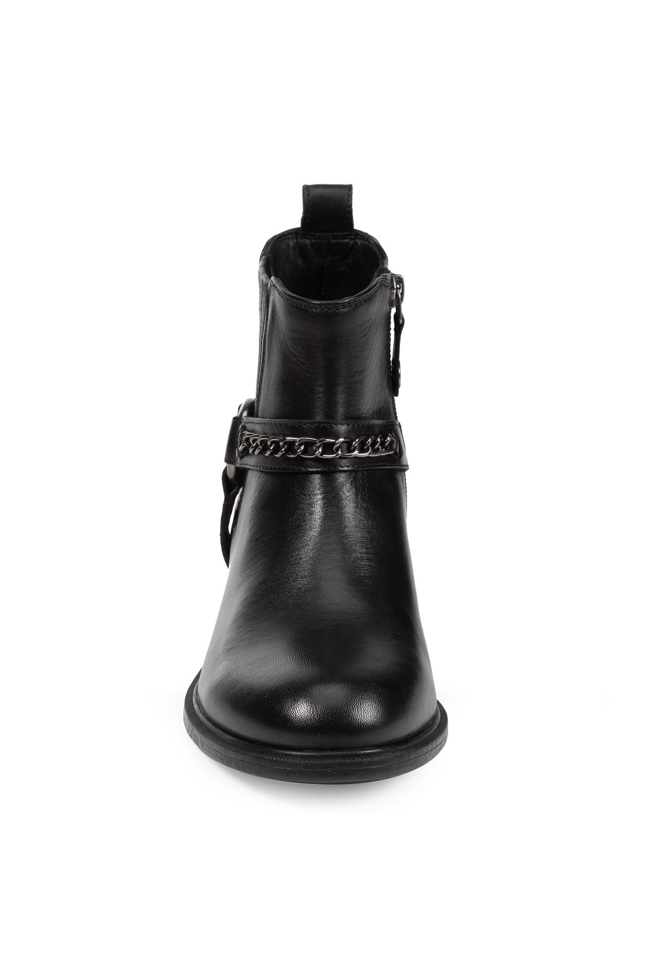 GEOX Catria - Black smooth leather