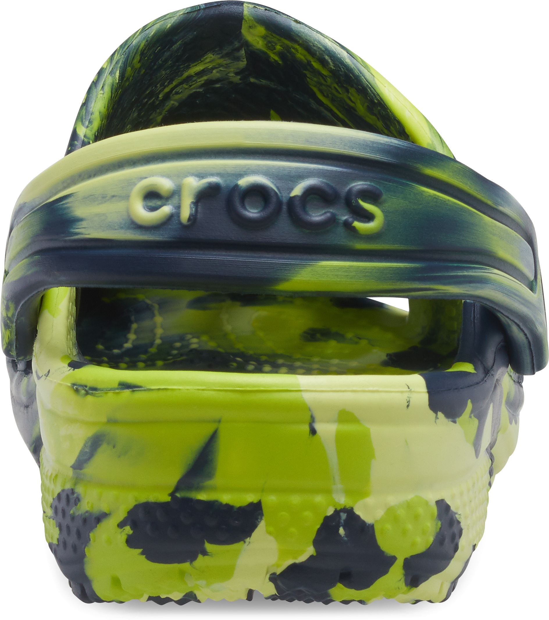 crocs Classic Marbled Clog Kids Navy / Multi Croslite