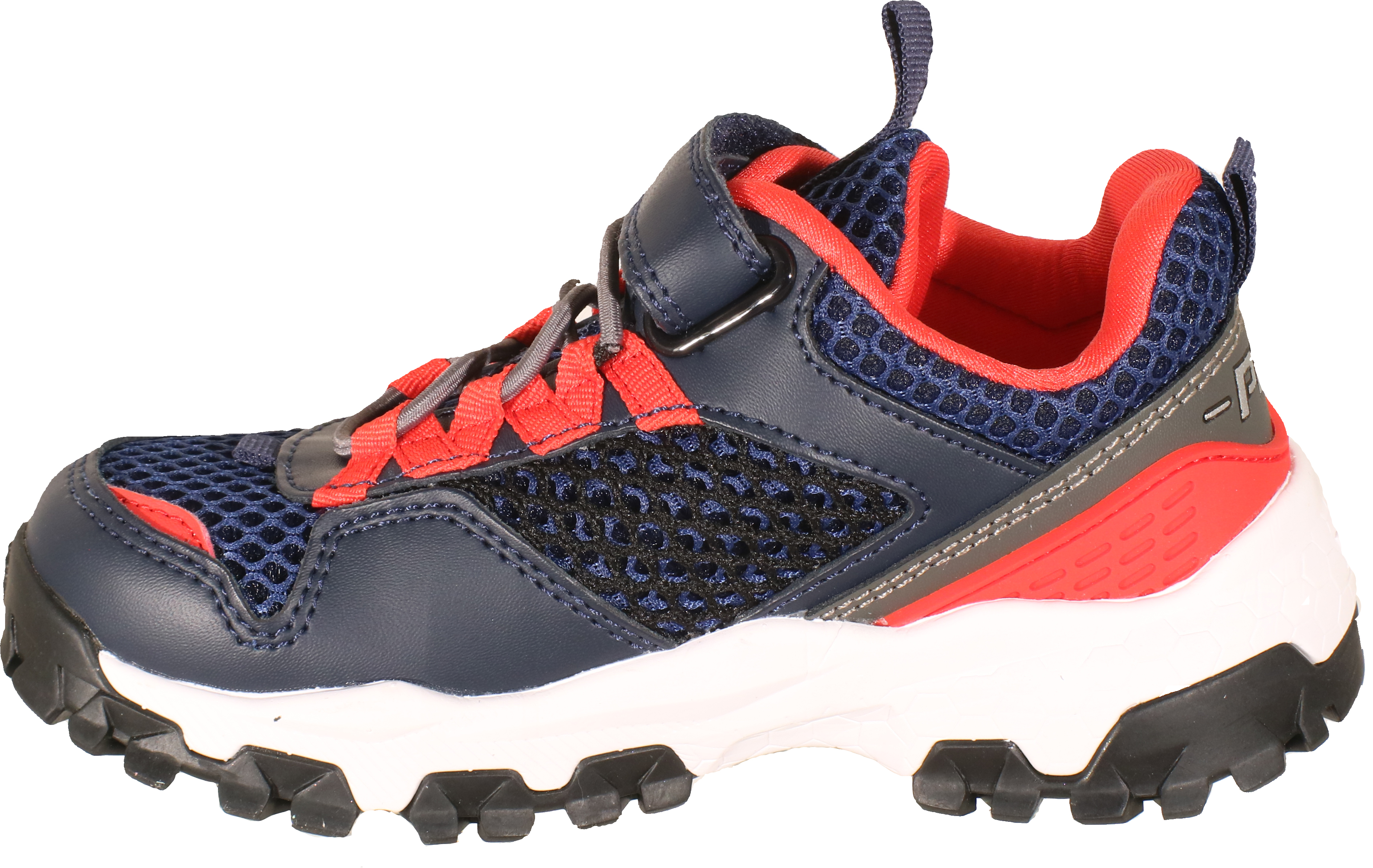74367 - Navy / Red Artificial leather / textile