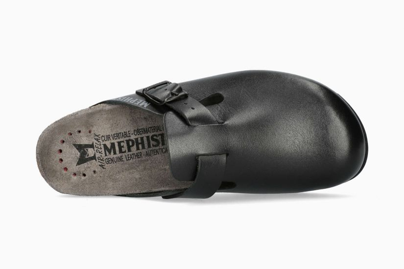 Mephisto Nathan Black smooth leather