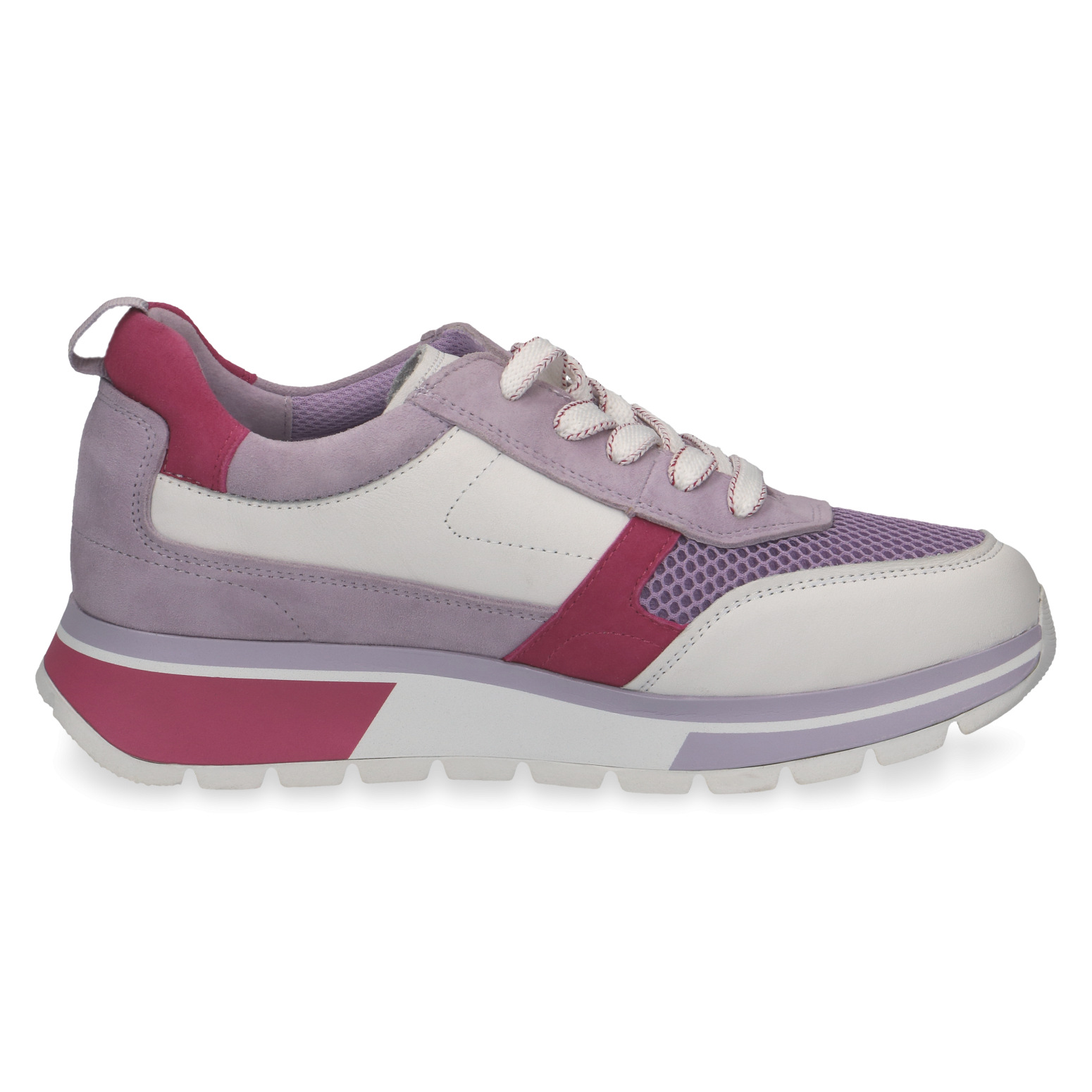 Caprice Sneaker - Pink / Weiß Leder/Synthetik