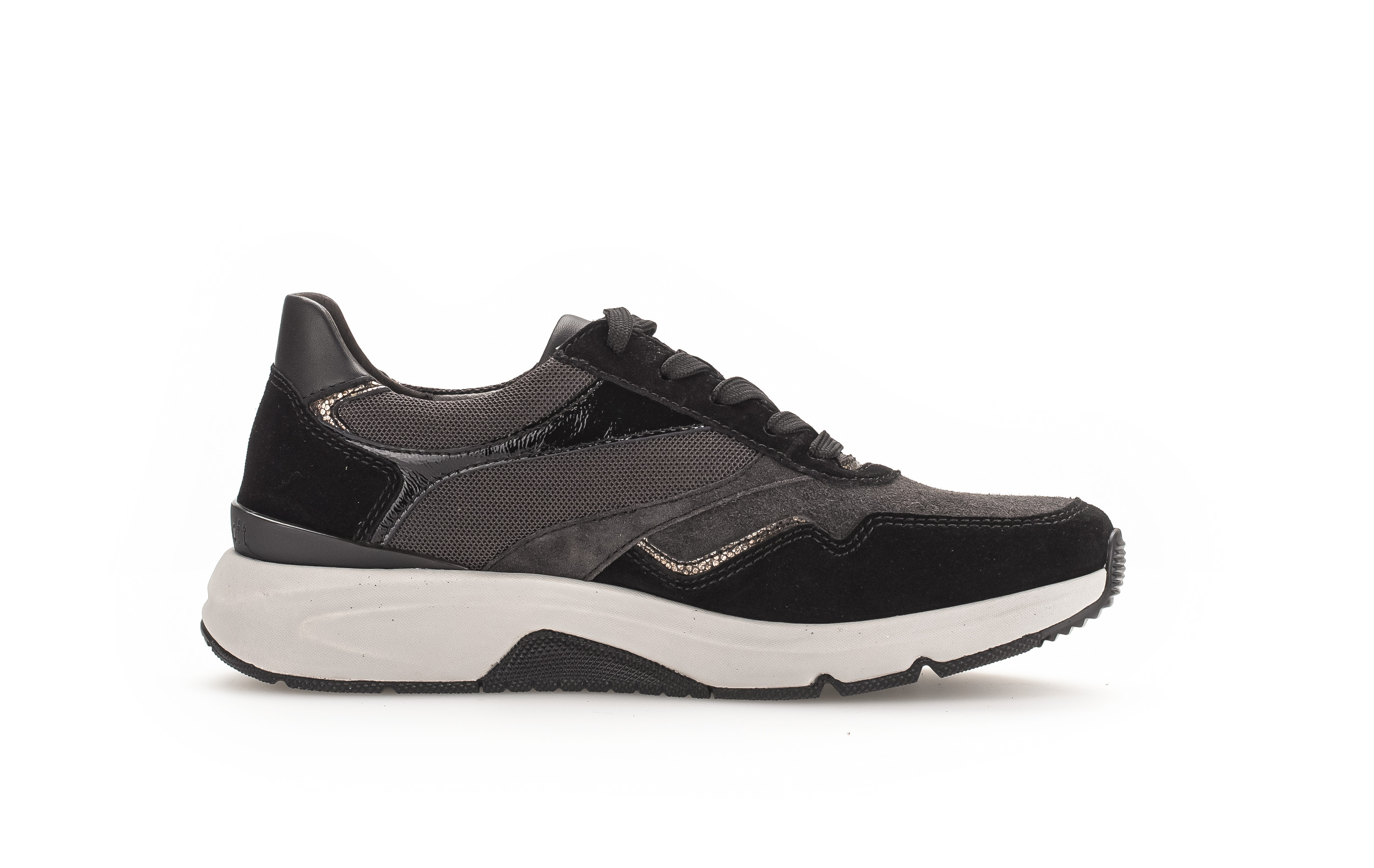 Gabor Shoes Sneaker Low - Dunkelgrau Leder/Synthetik