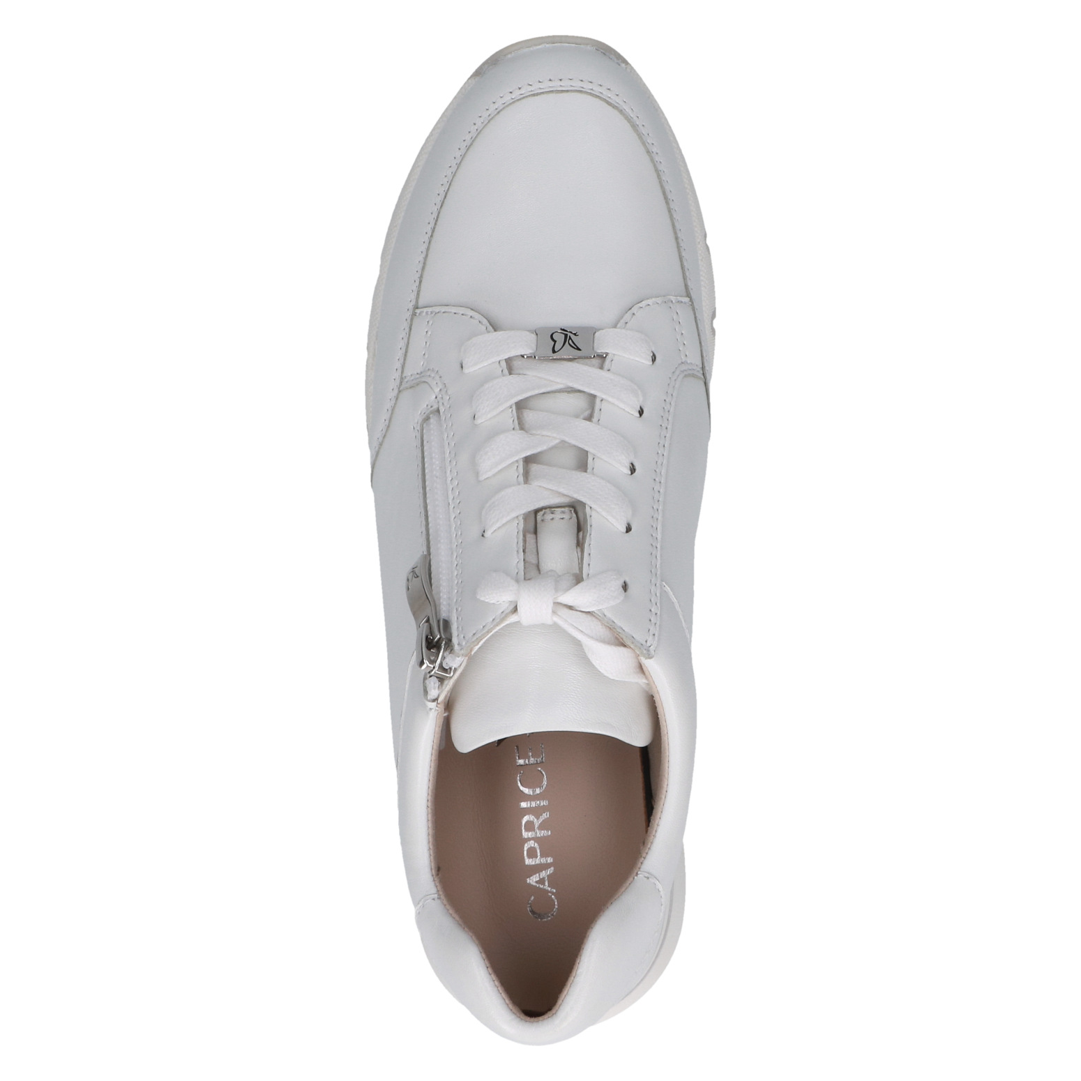 Caprice Ledersneaker - Weiß Leder