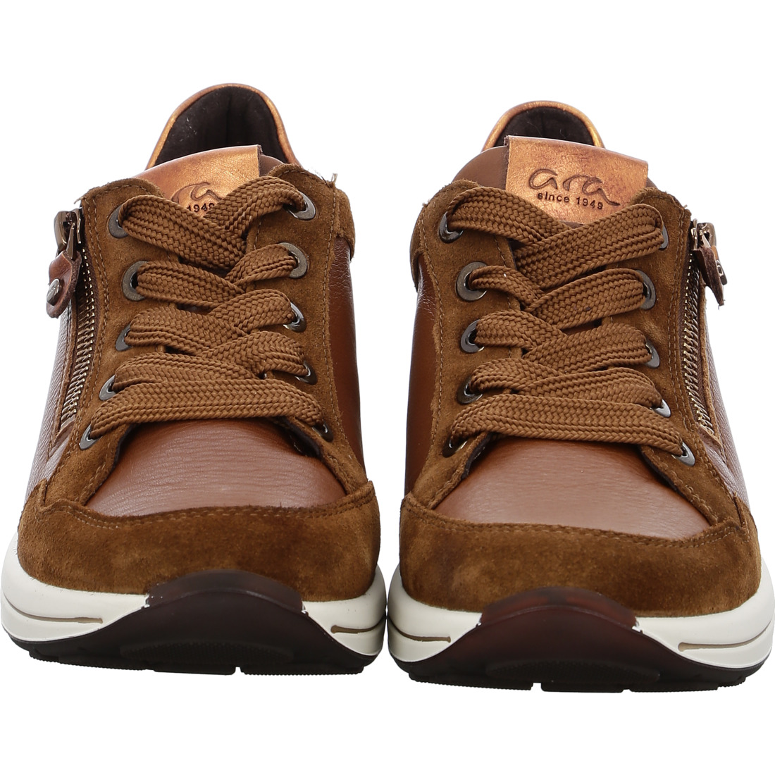 Sneaker Nara - Cognac smooth leather