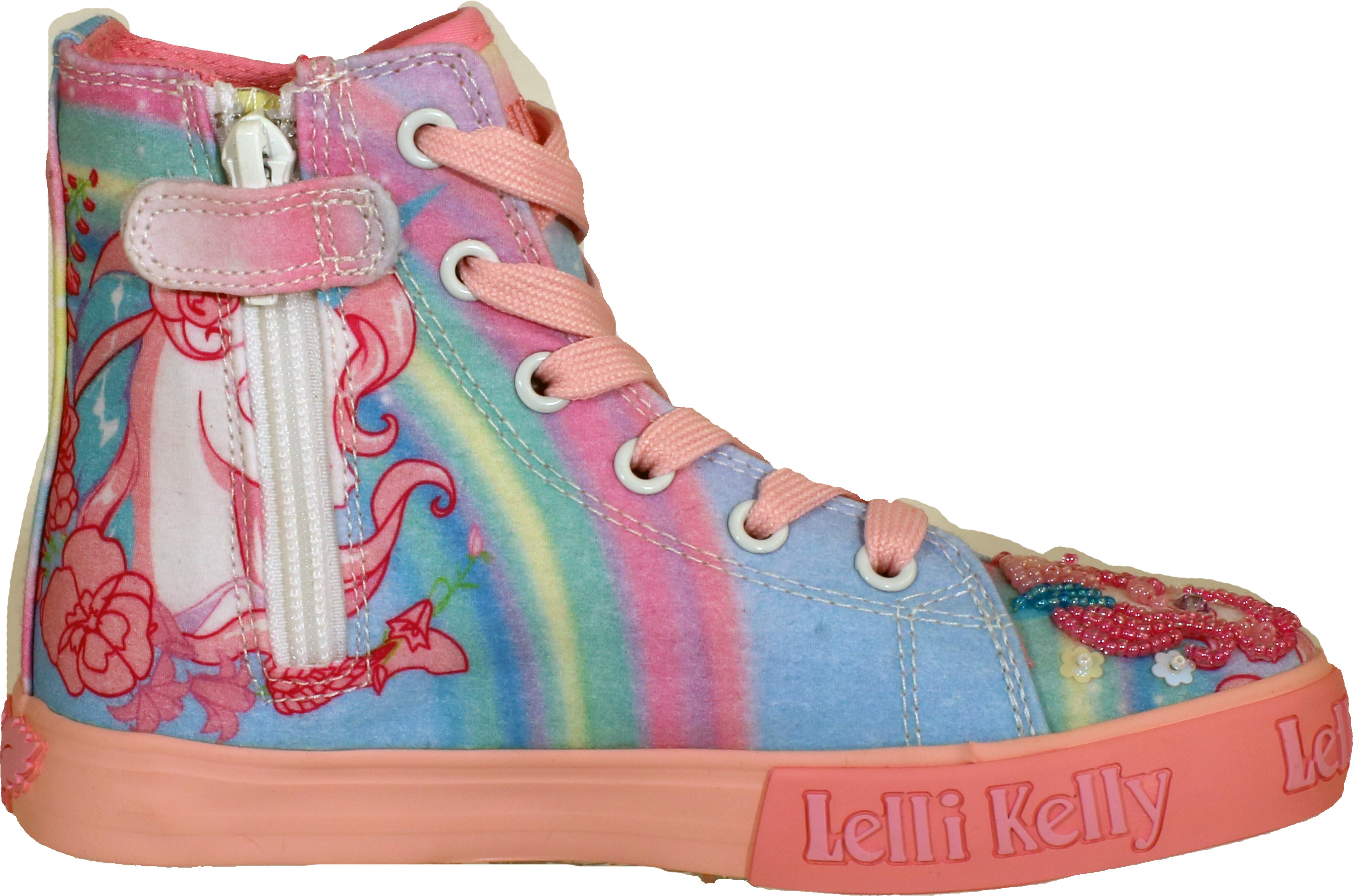 Lelli Kelly Sneaker High - Einhorn - Multi Rose Synthetics
