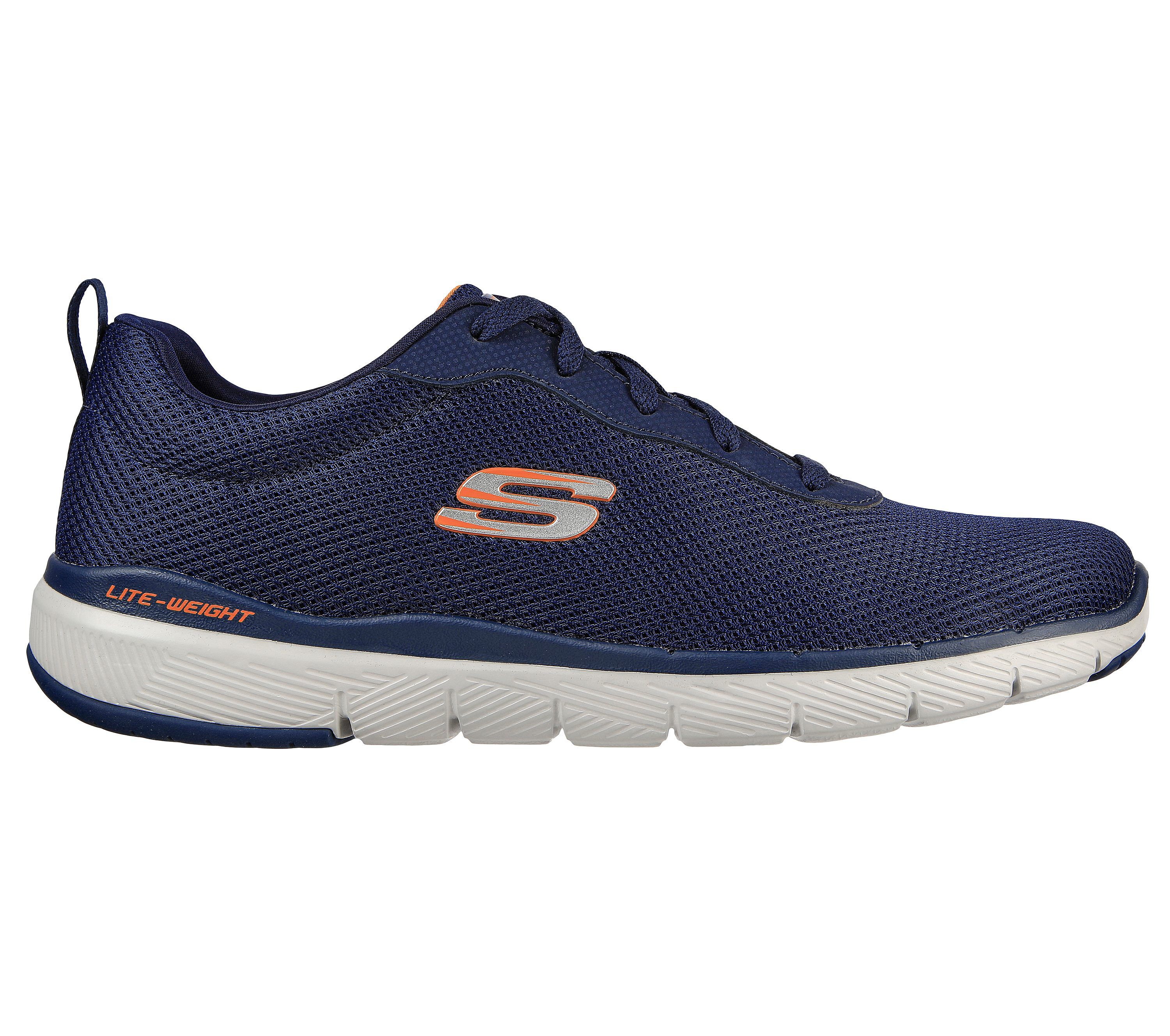 Skechers Flex Advantage 3.0 - Base Line - Navy / Blau Textil