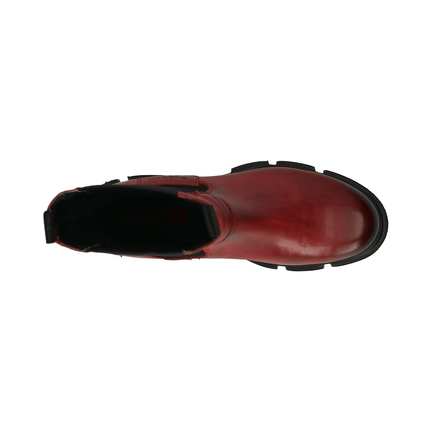 Fabella - Red smooth leather
