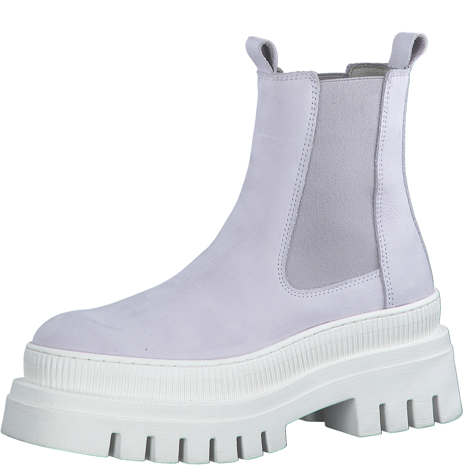 Chelsea Boot - Purple / Offwhite Leather/Synthetic