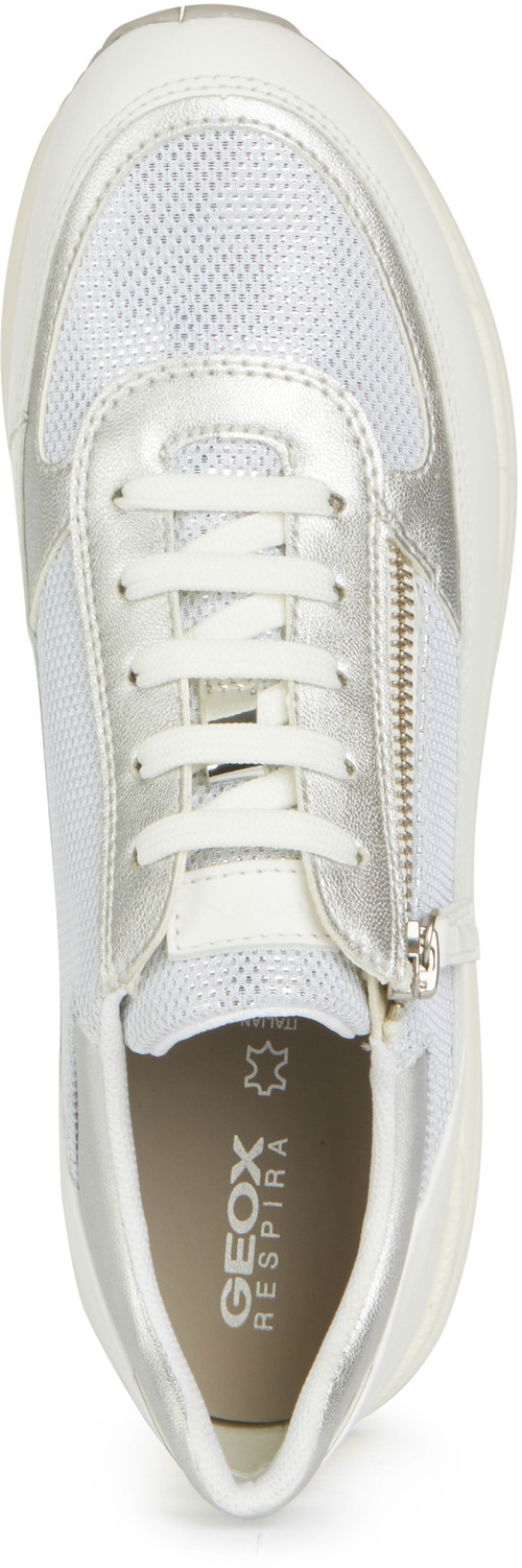 GEOX Airell A - White / Off White Synthetics/Leather