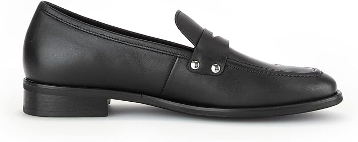 Gabor Shoes Slip On - Schwarz Glattleder