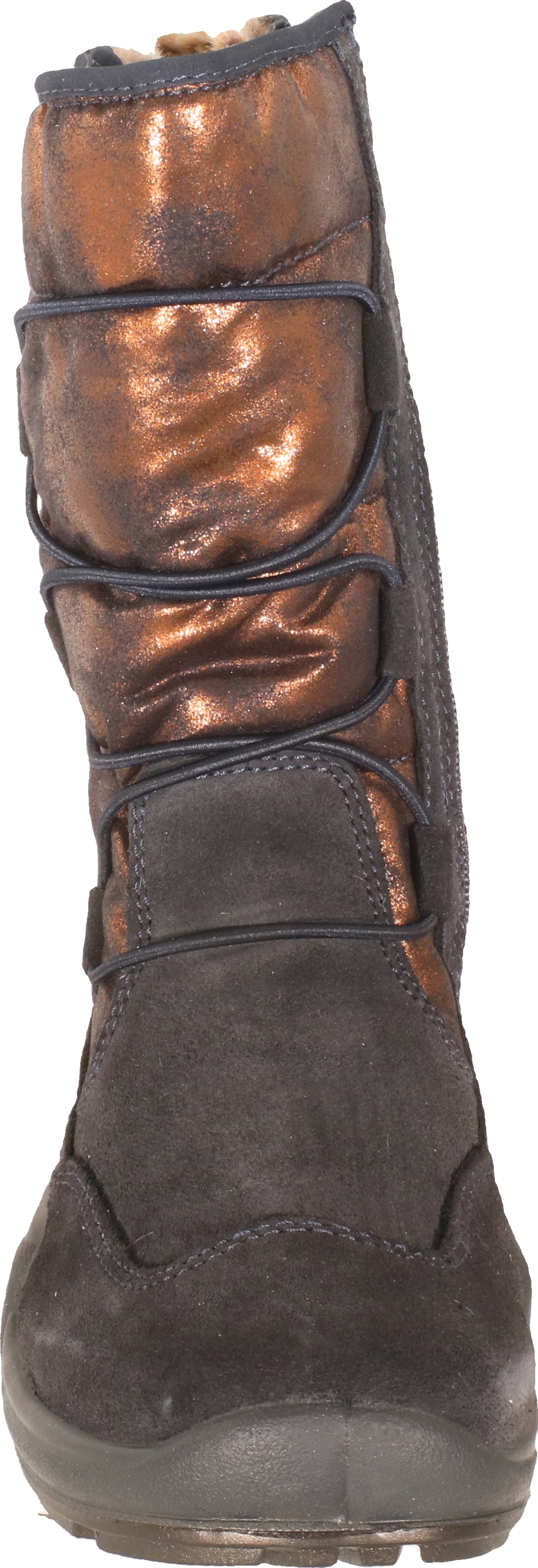 Primigi 63831 - Black / Bronze suede leather