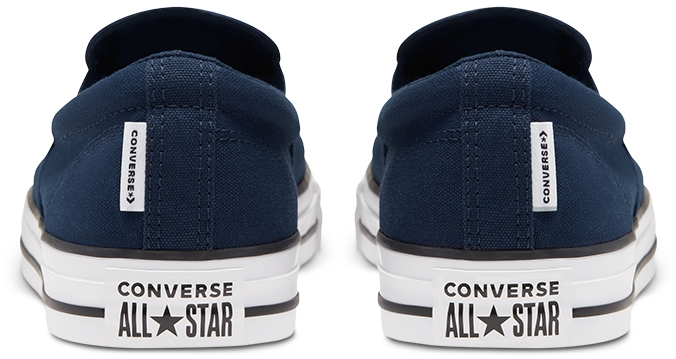 Converse CHUCK TAYLOR ALL STAR DOUBLE GORE SLIP - OBSIDIAN / White / Black Canvas