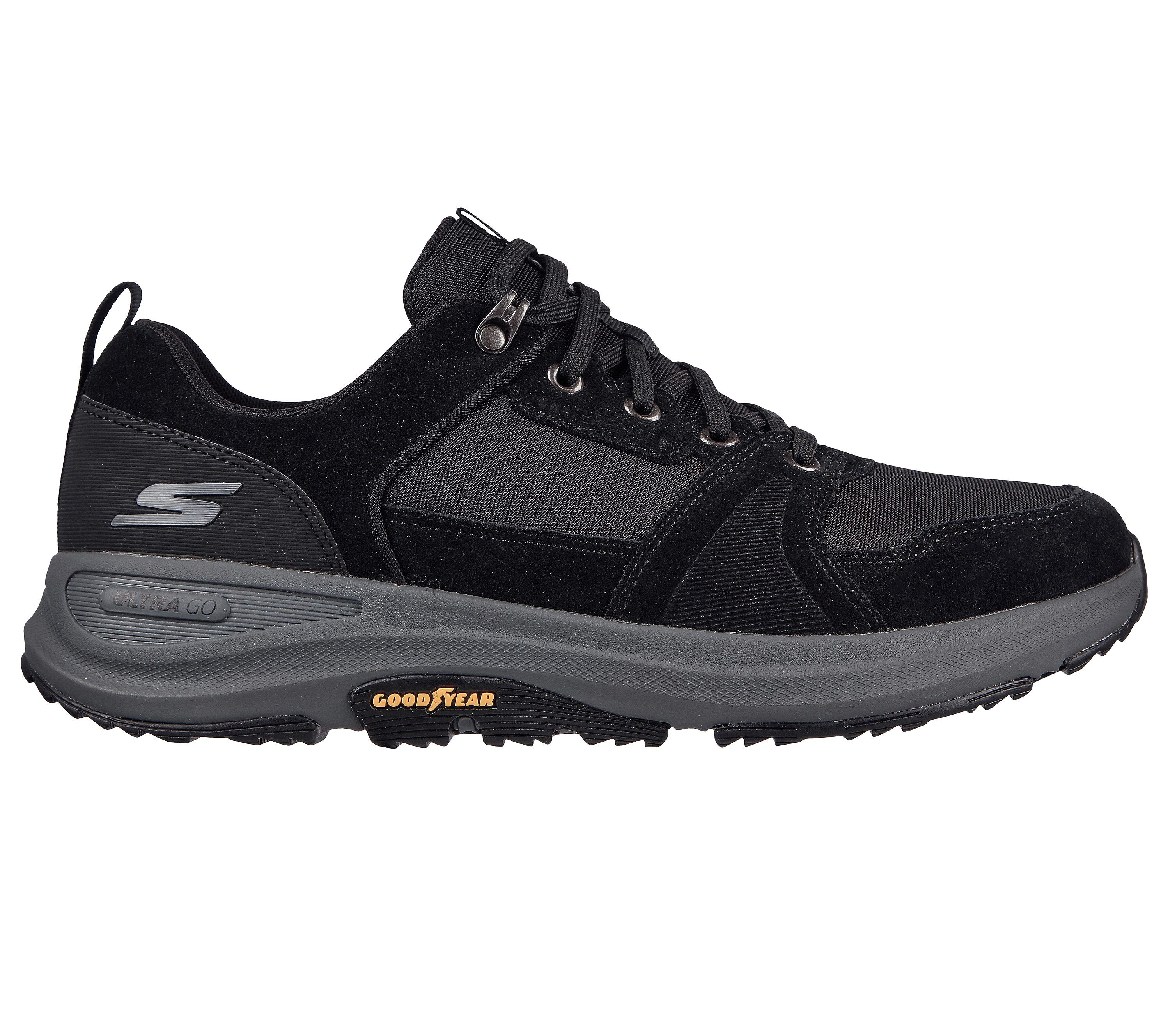 Go Walk Outdoor - Massif - Black / Charcoal Leather/Synthetic