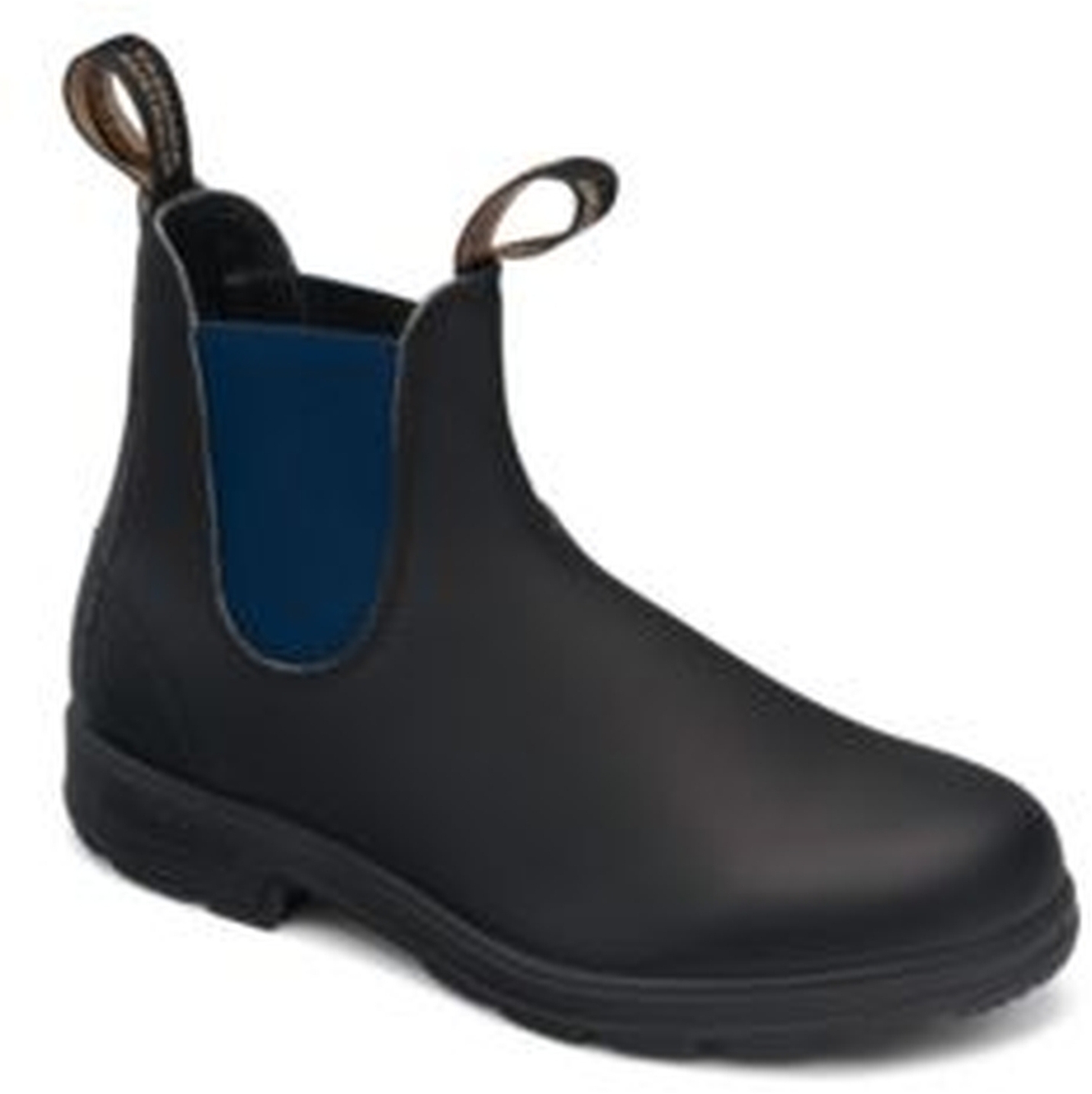 Blundstone 1917 Voltan Black Leather with Blue Elastic  (550 Series) Calf leather