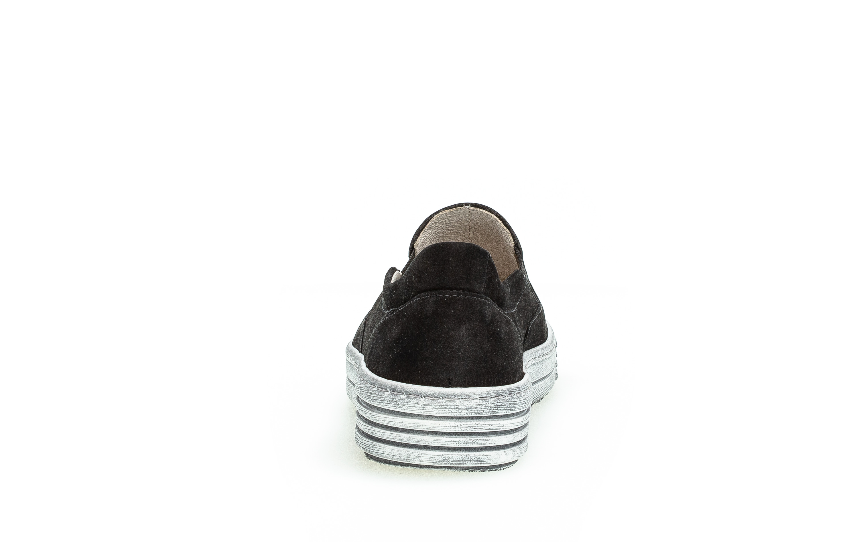 Gabor Shoes Slipper Black Nubuck leather