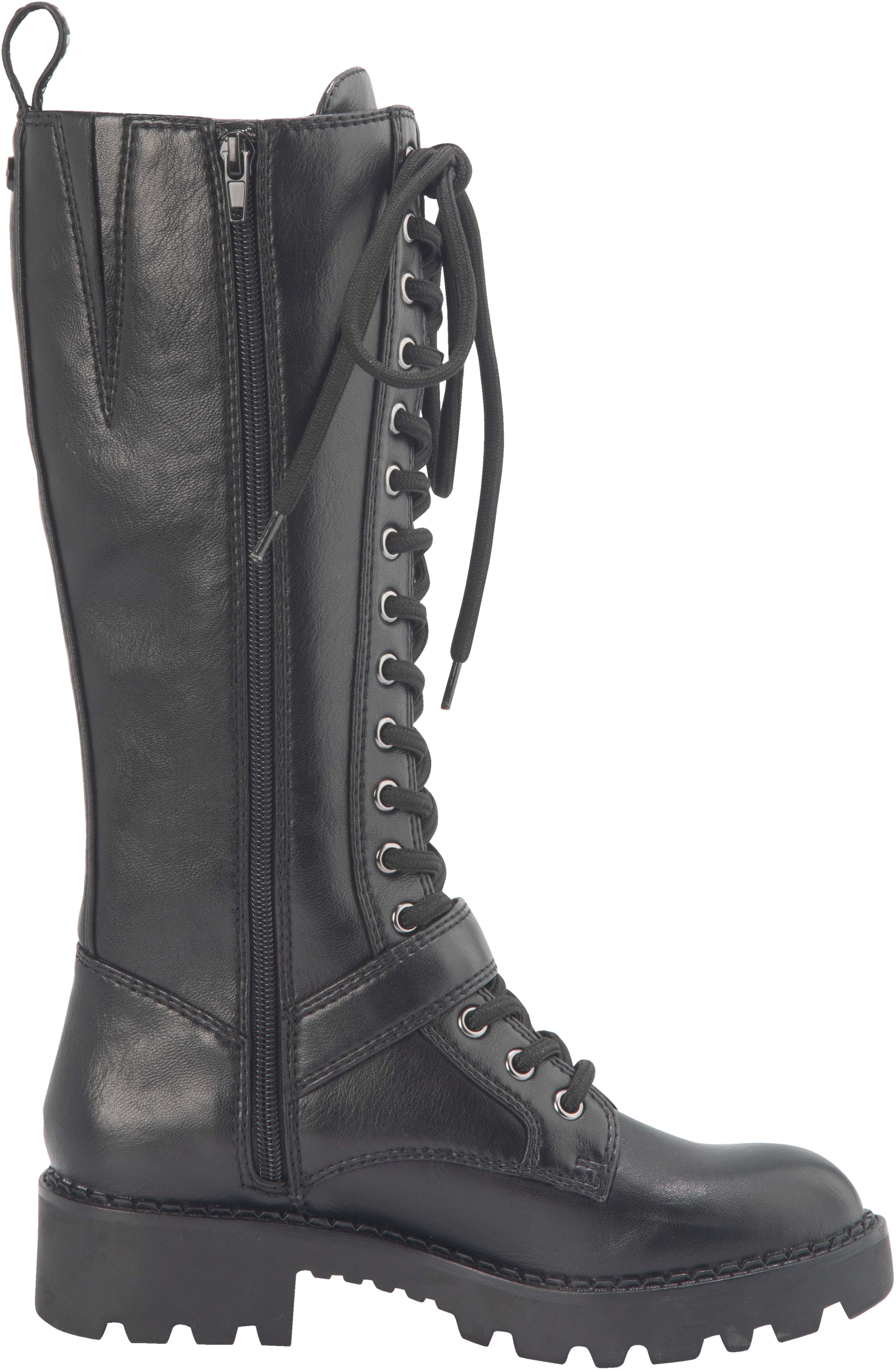 Buffalo Safia - Boot Flat - Imi Nappa - Black Imitation leather
