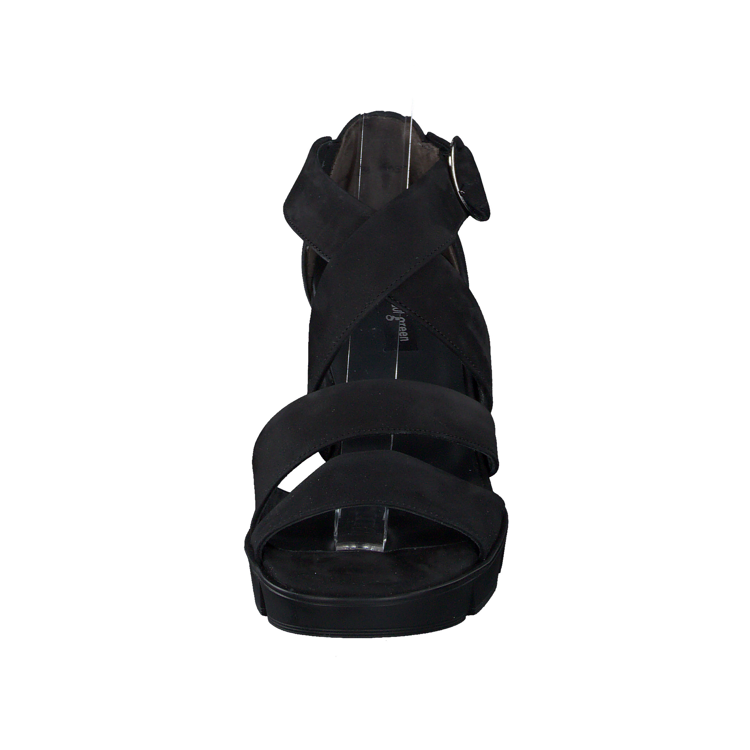 Sandalette - Black Nubuck leather