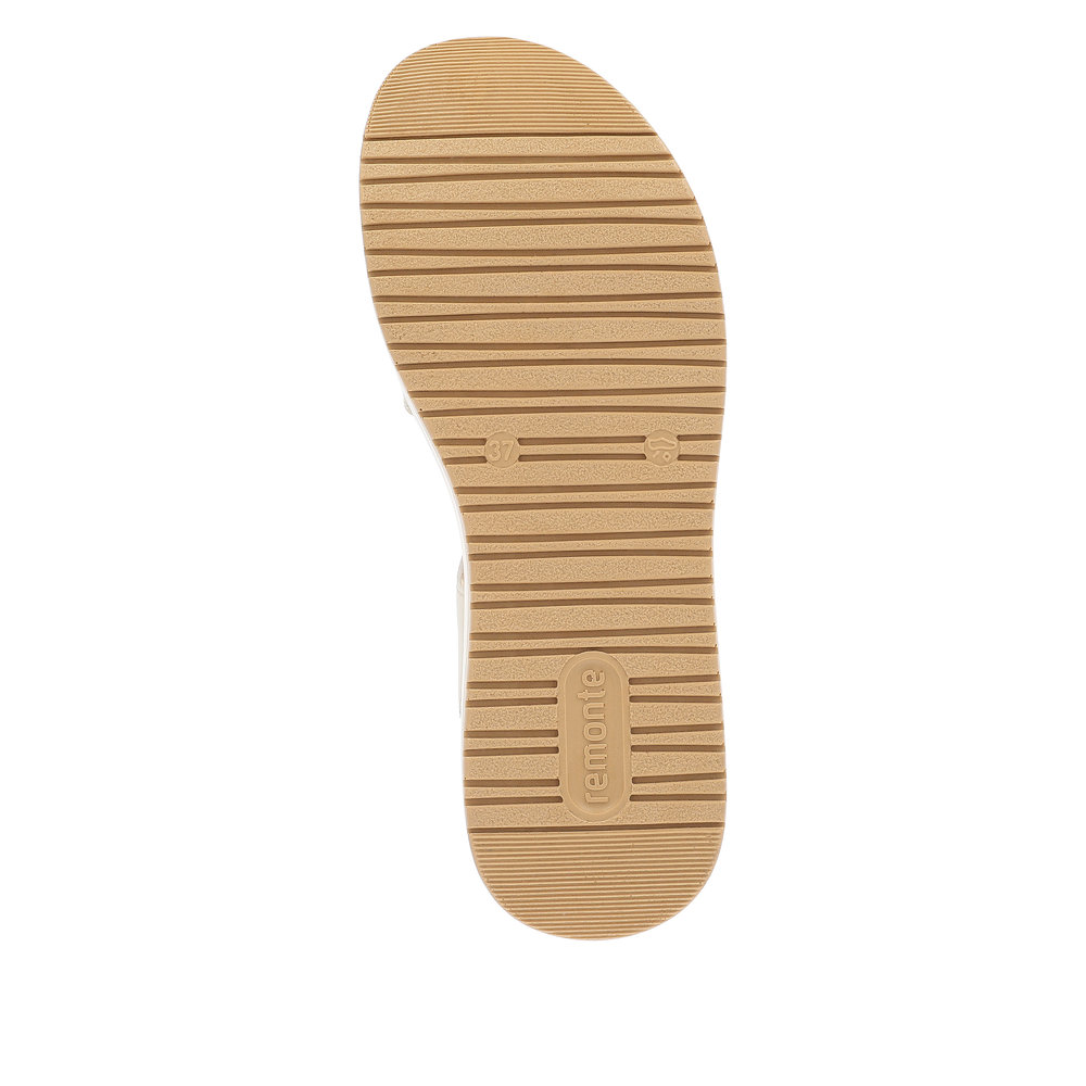 Remonte Sandale - Kreide Glattleder