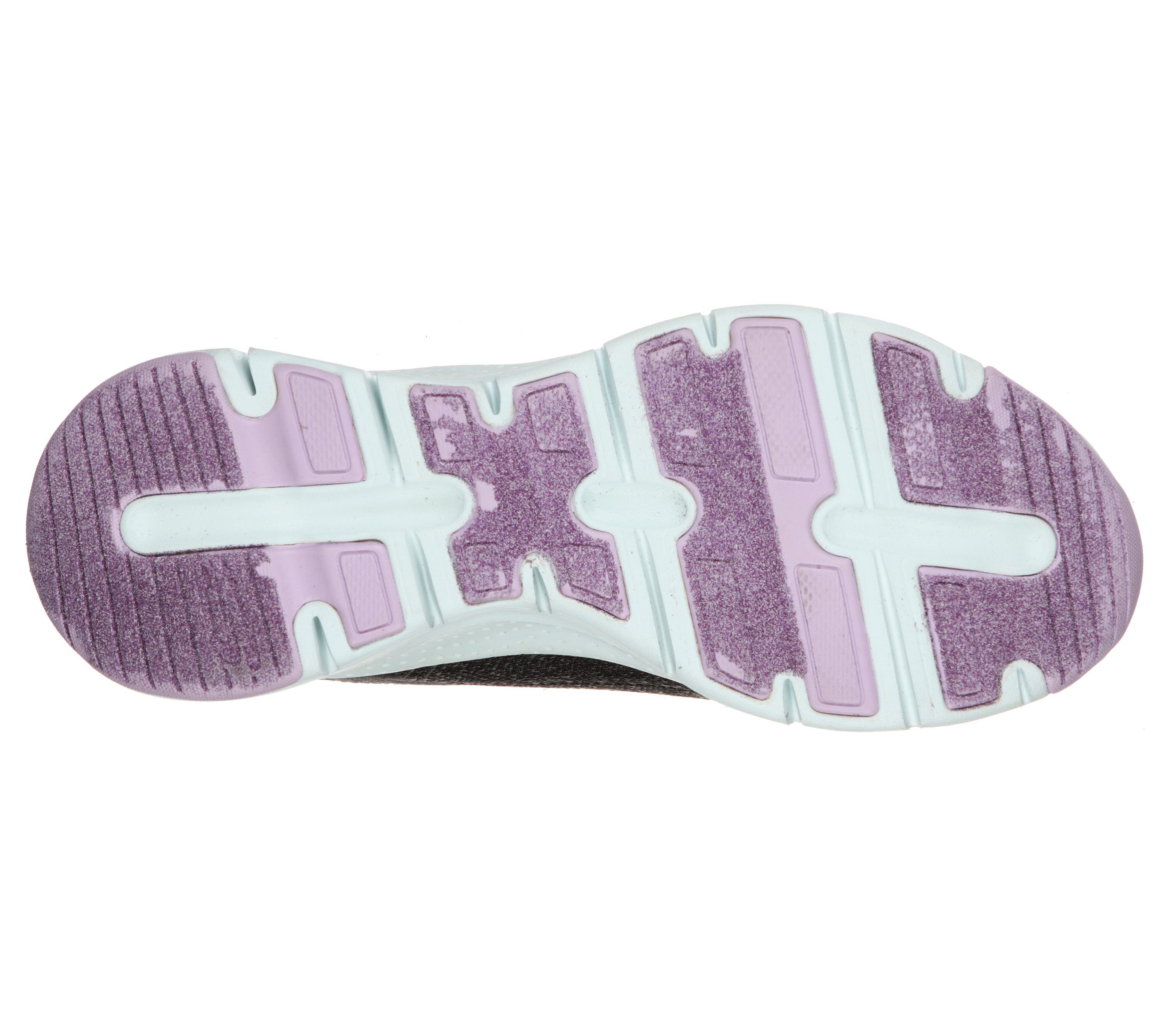 Skechers Arch Fit - Comfy Wave - Schwarz / Violet Textil