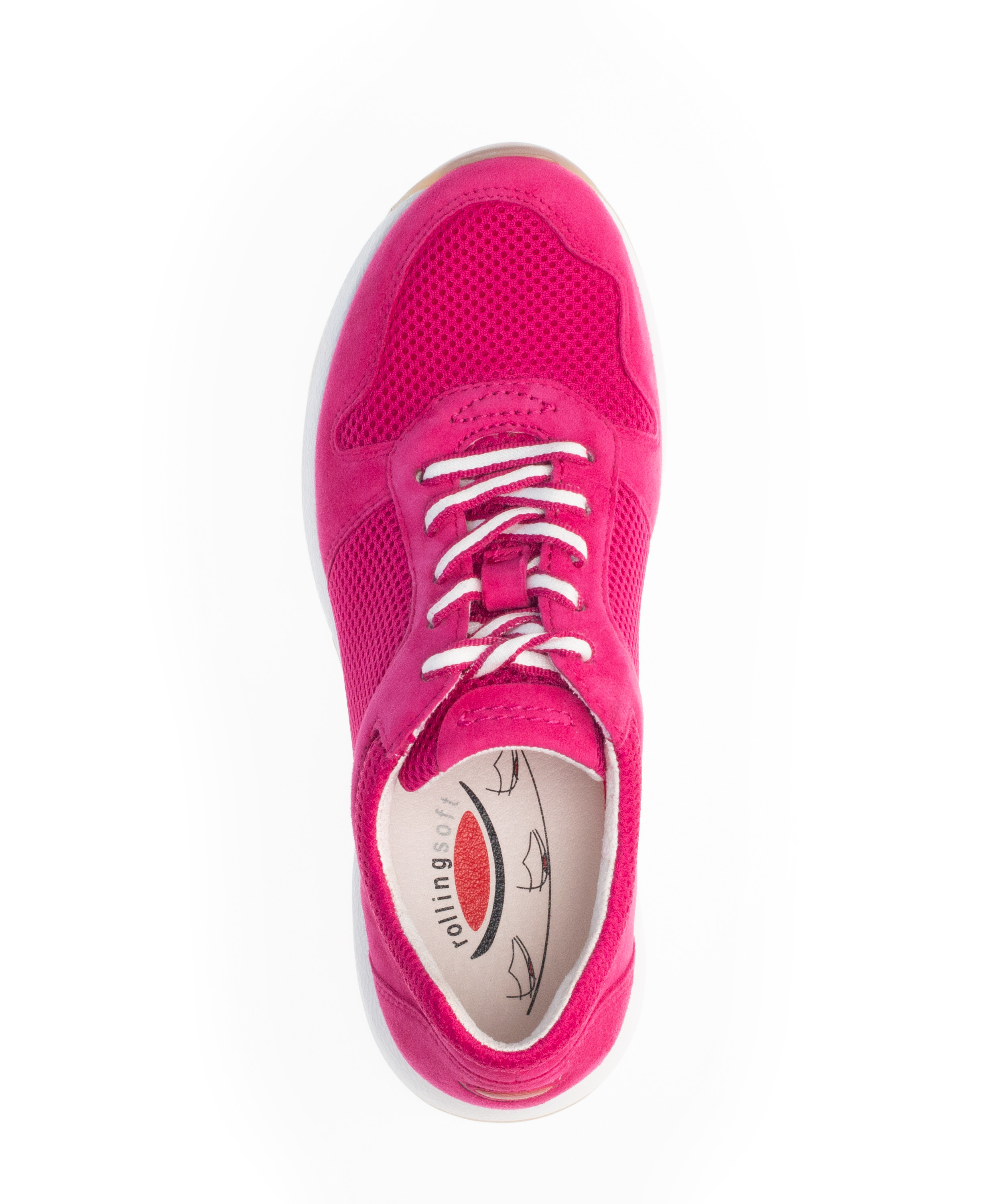 Gabor Comfort Sneaker - Fuxia Leder