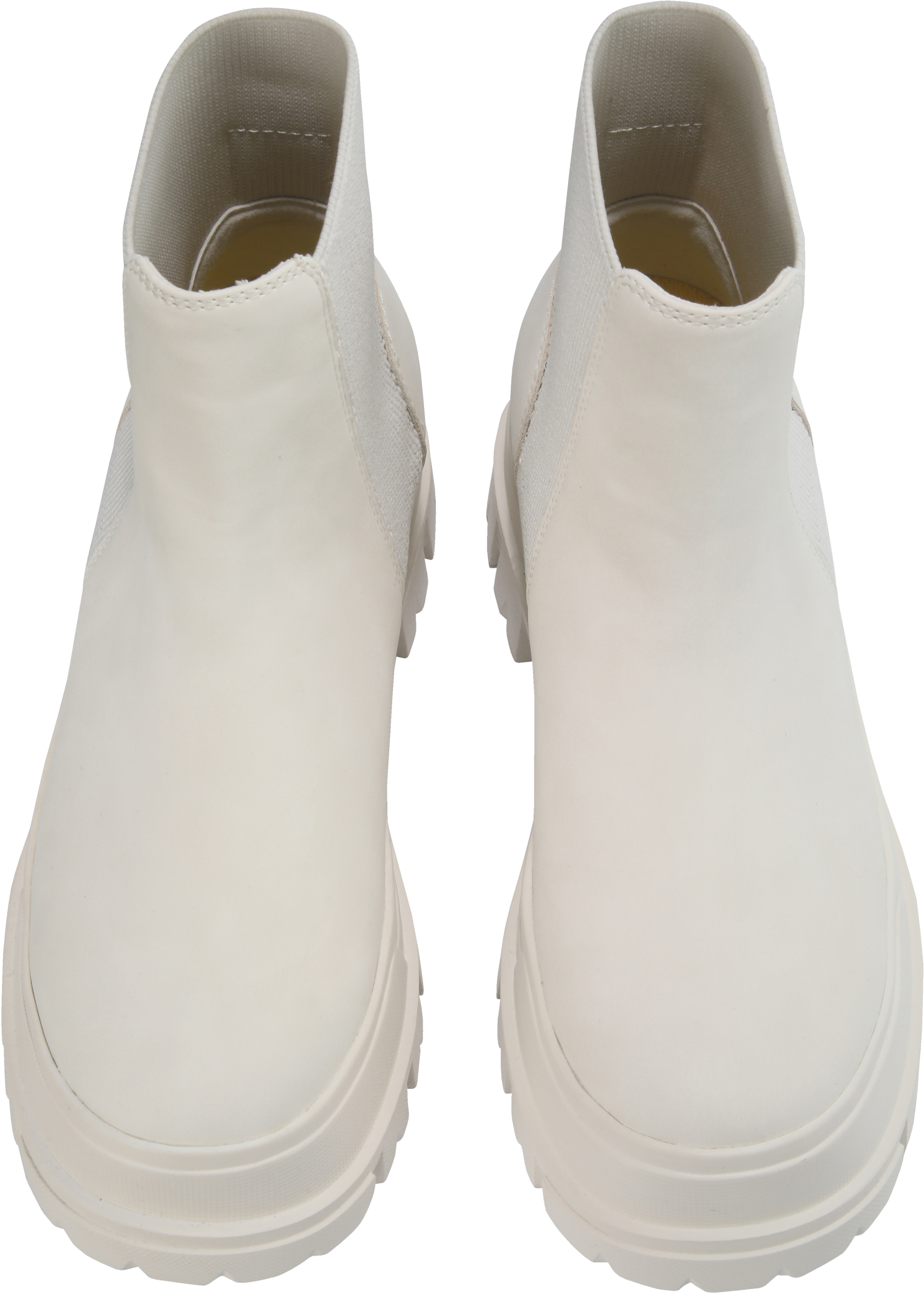 Buffalo Aspha Chelsea 2.0 - Bootie Flat - White Imitation leather