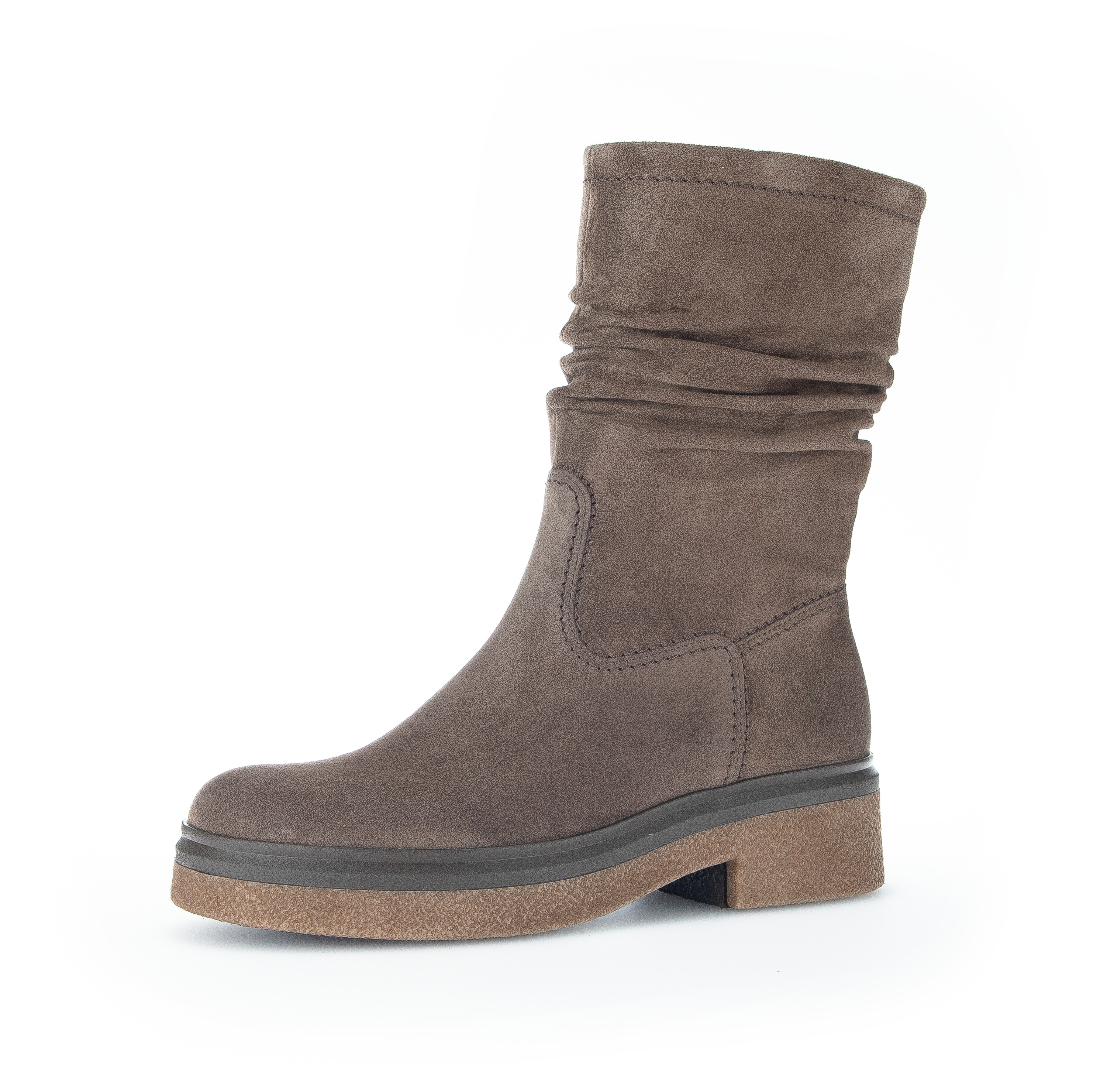 Gabor Comfort Boot - Brown Leather