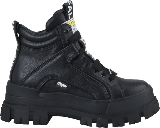 Aspha Nc - Lace Up Sneaker - Black Imitation leather