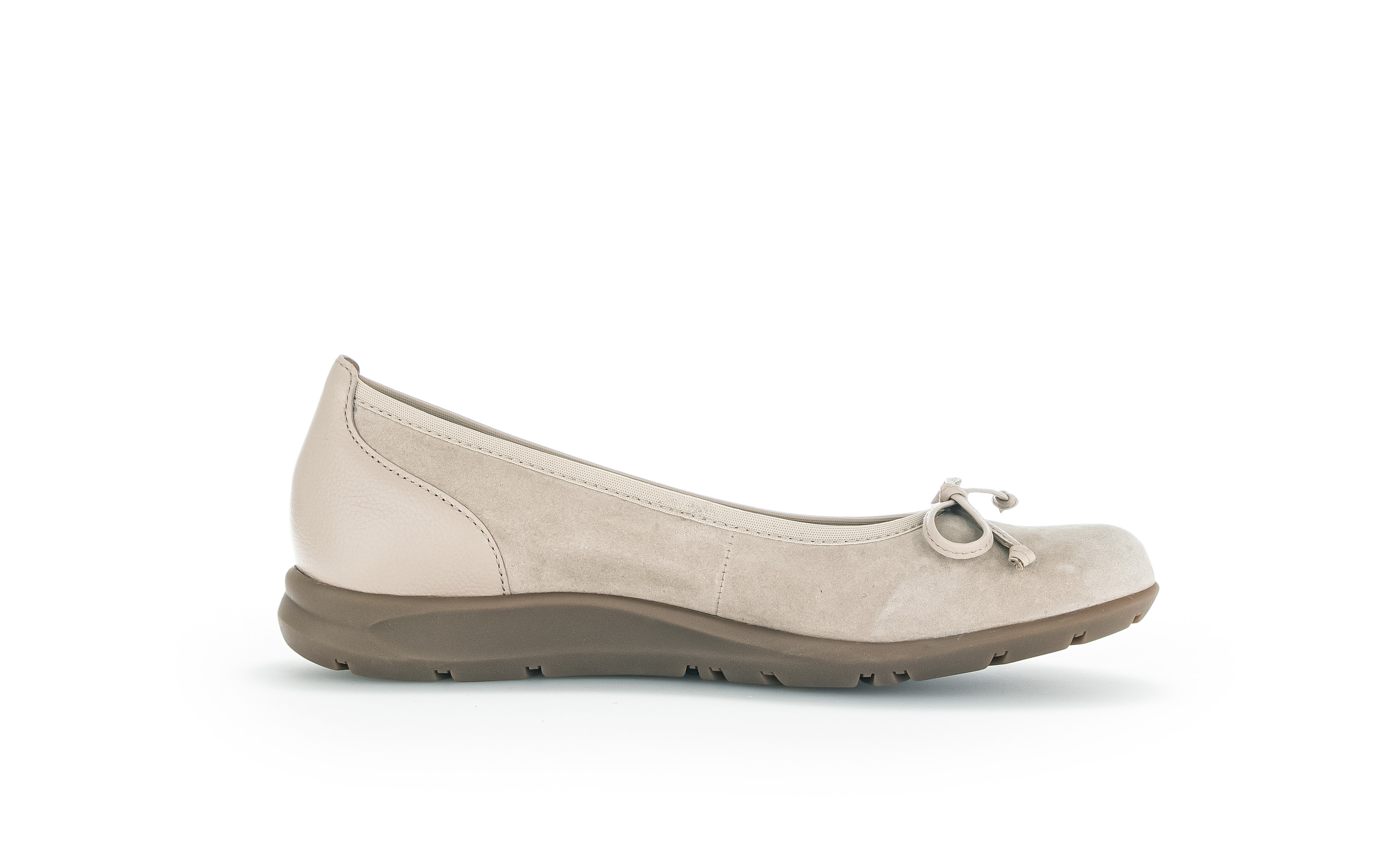 Gabor Shoes Ballerina - Beige Veloursleder