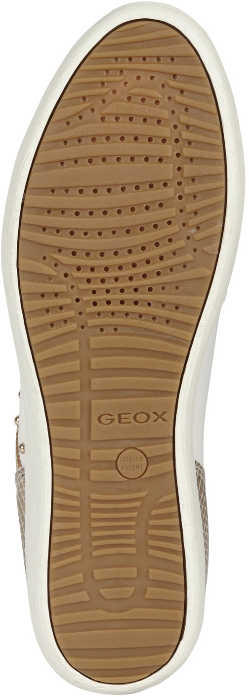 GEOX Myria H - Off White / Beige nappa leather
