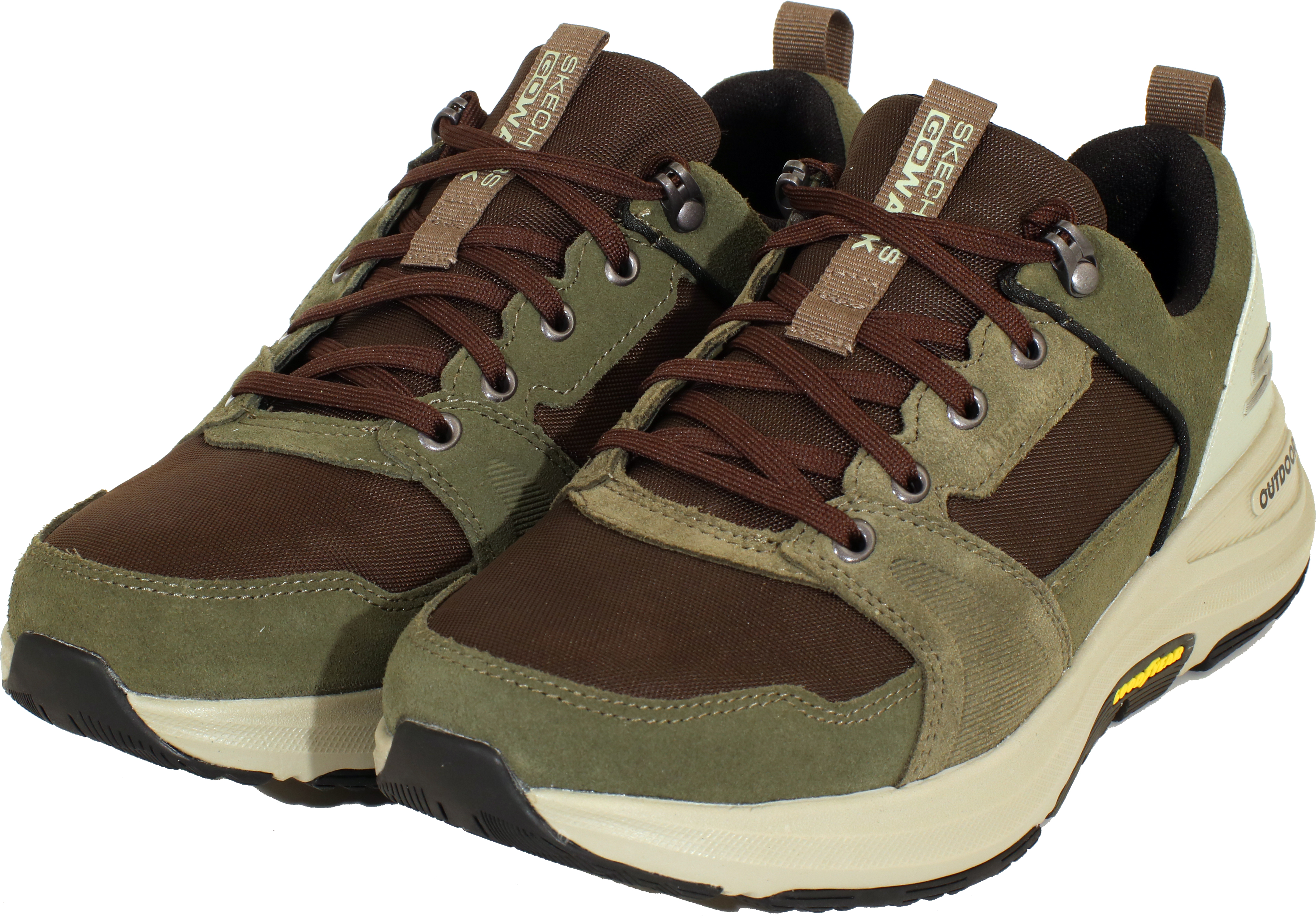Go Walk Outdoor - Massif - Olive / Brown Leather/Synthetic