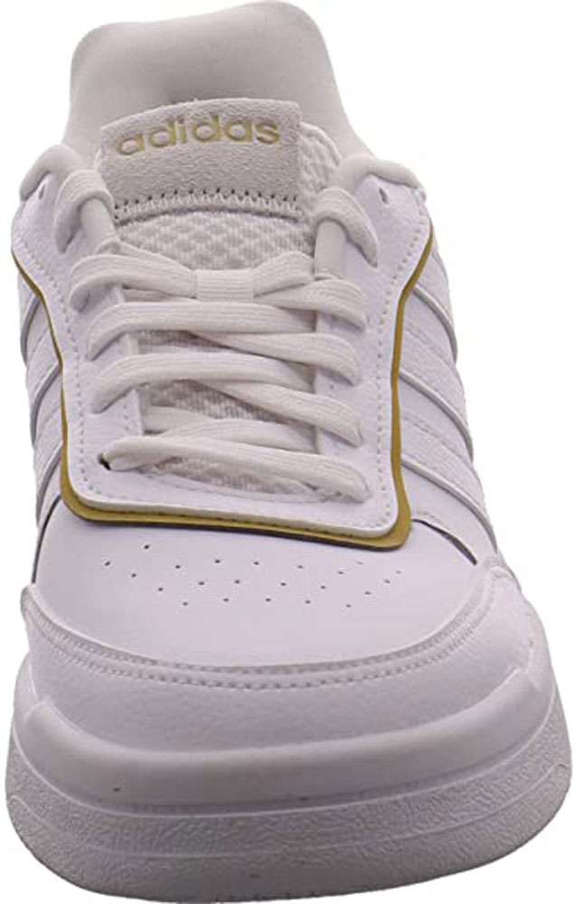 Adidas Postmove - White / White / Gold Imitation leather