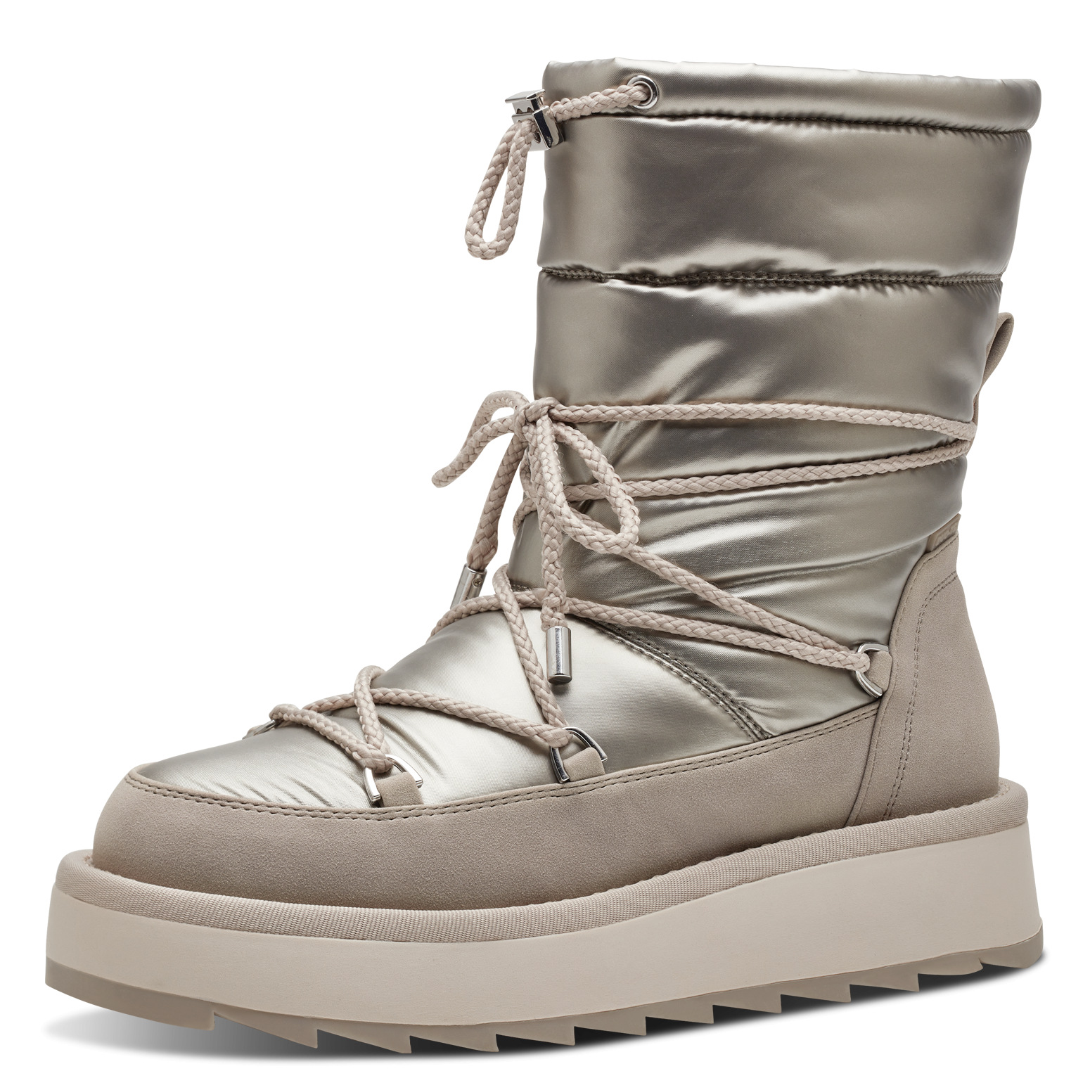 Stiefel - Champagne Synthetik