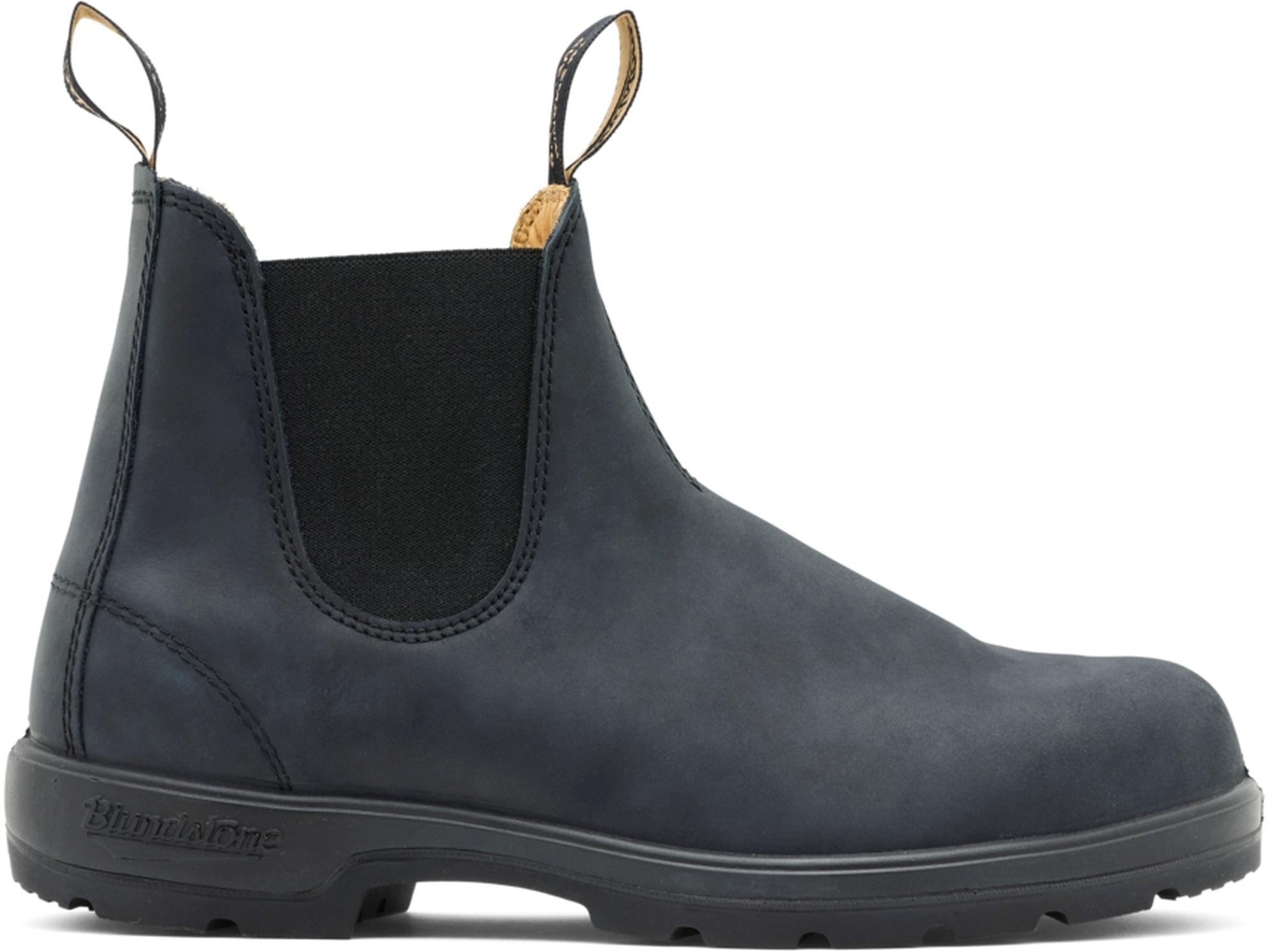 Blundstone 587 Rustic Black Leather (550 Series) Calf leather