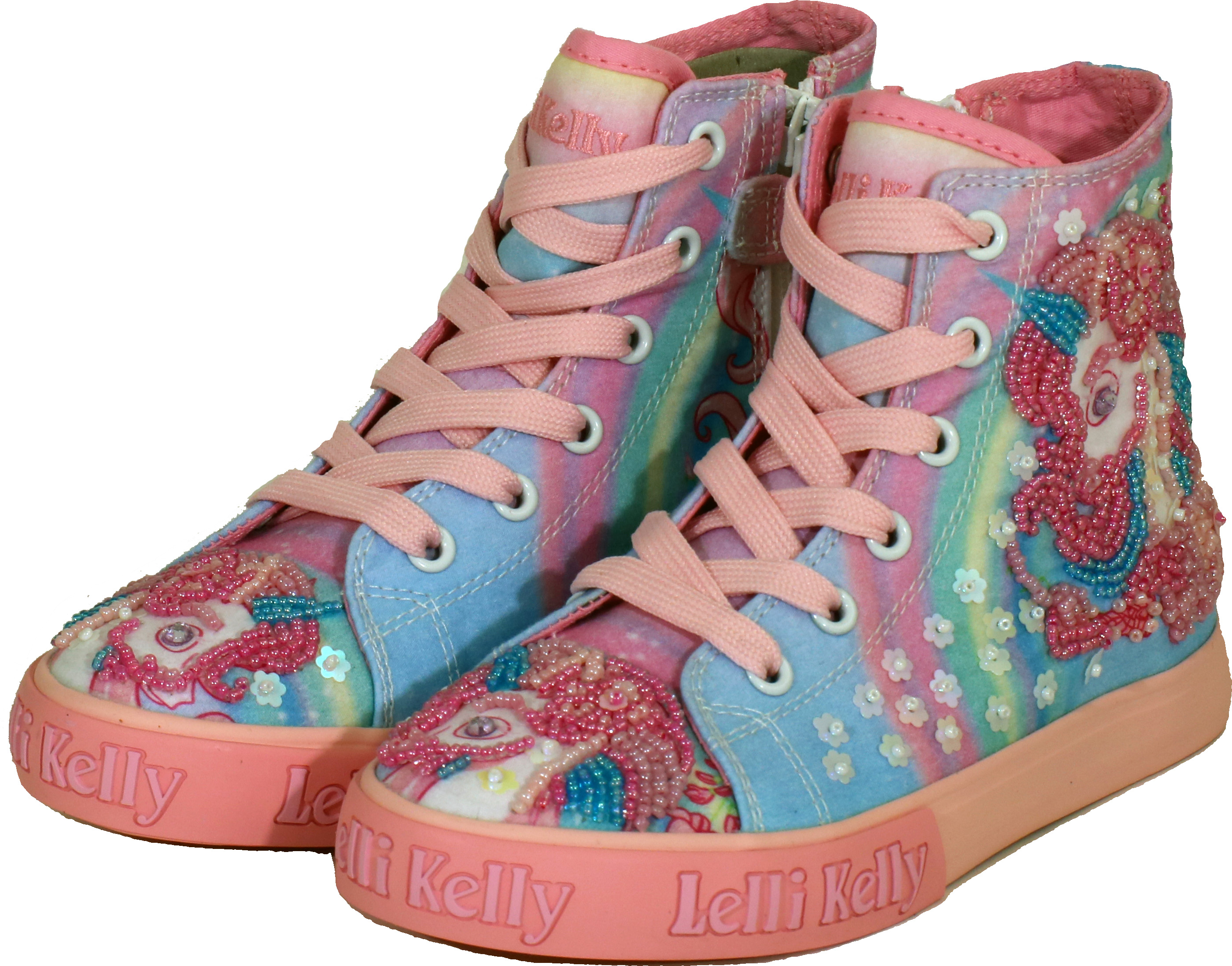 Lelli Kelly Sneaker High - Einhorn - Multi Rosa Synthetik