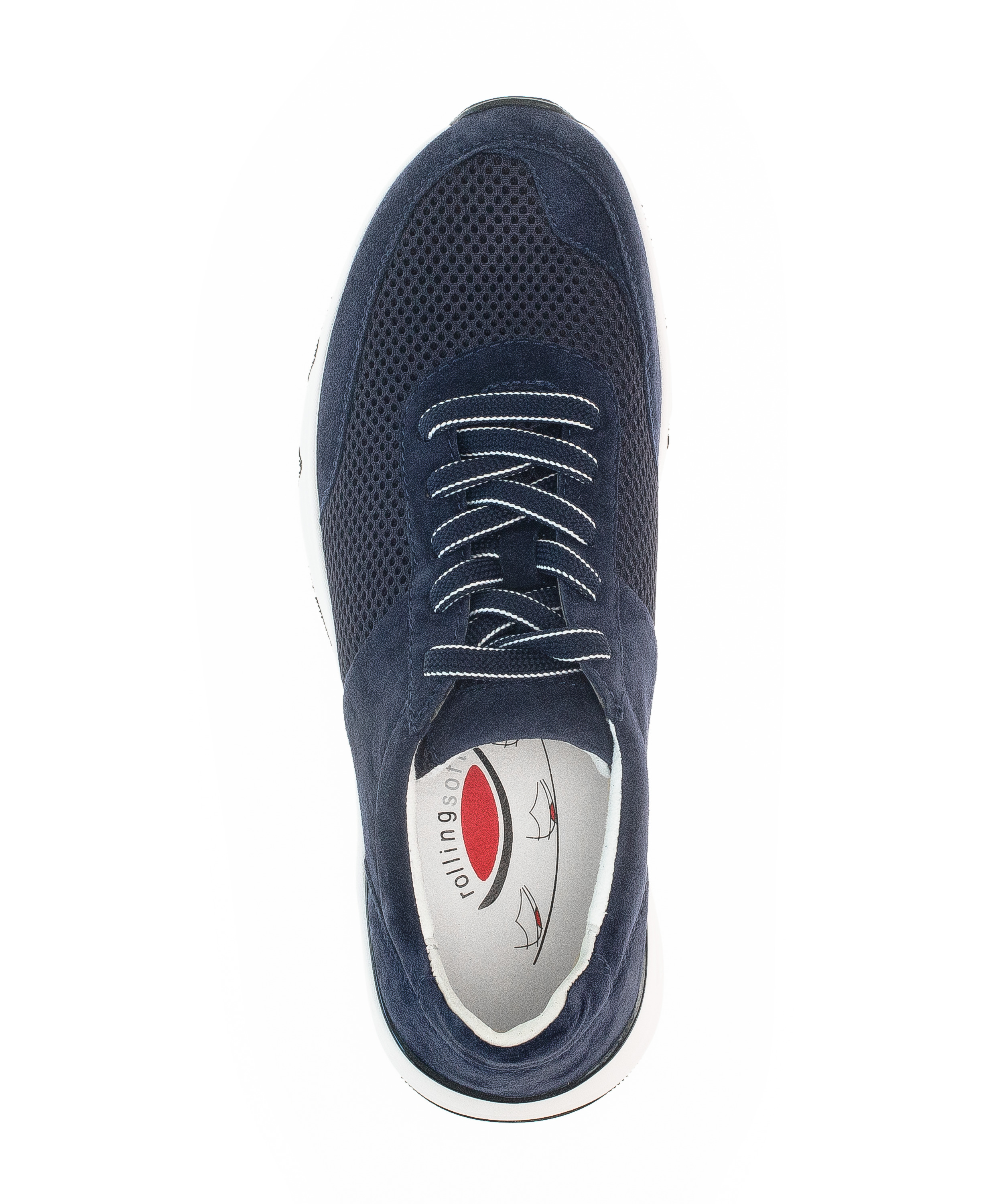Gabor Shoes Sneaker Low - Blau Leder/Synthetik