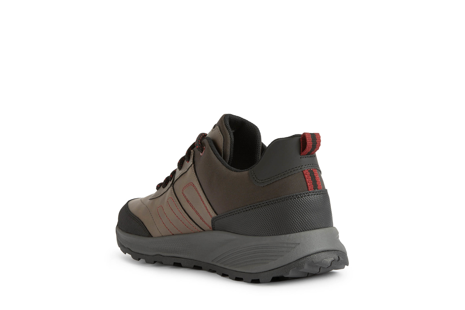 GEOX Terrestre B - Dove Grey Leather/Synthetic
