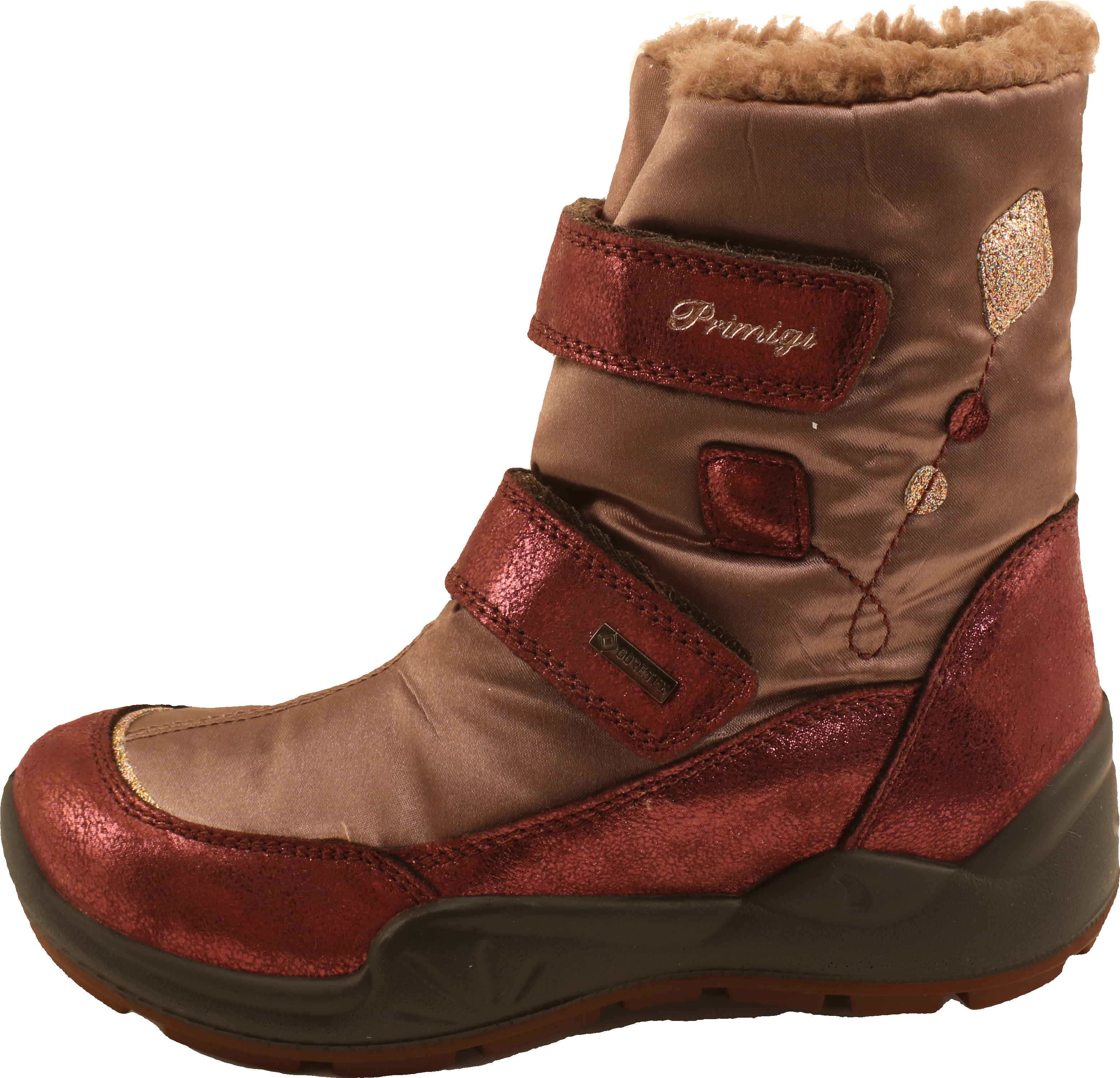 Pwigt 83841 - Dark red / Taupe Imitation leather