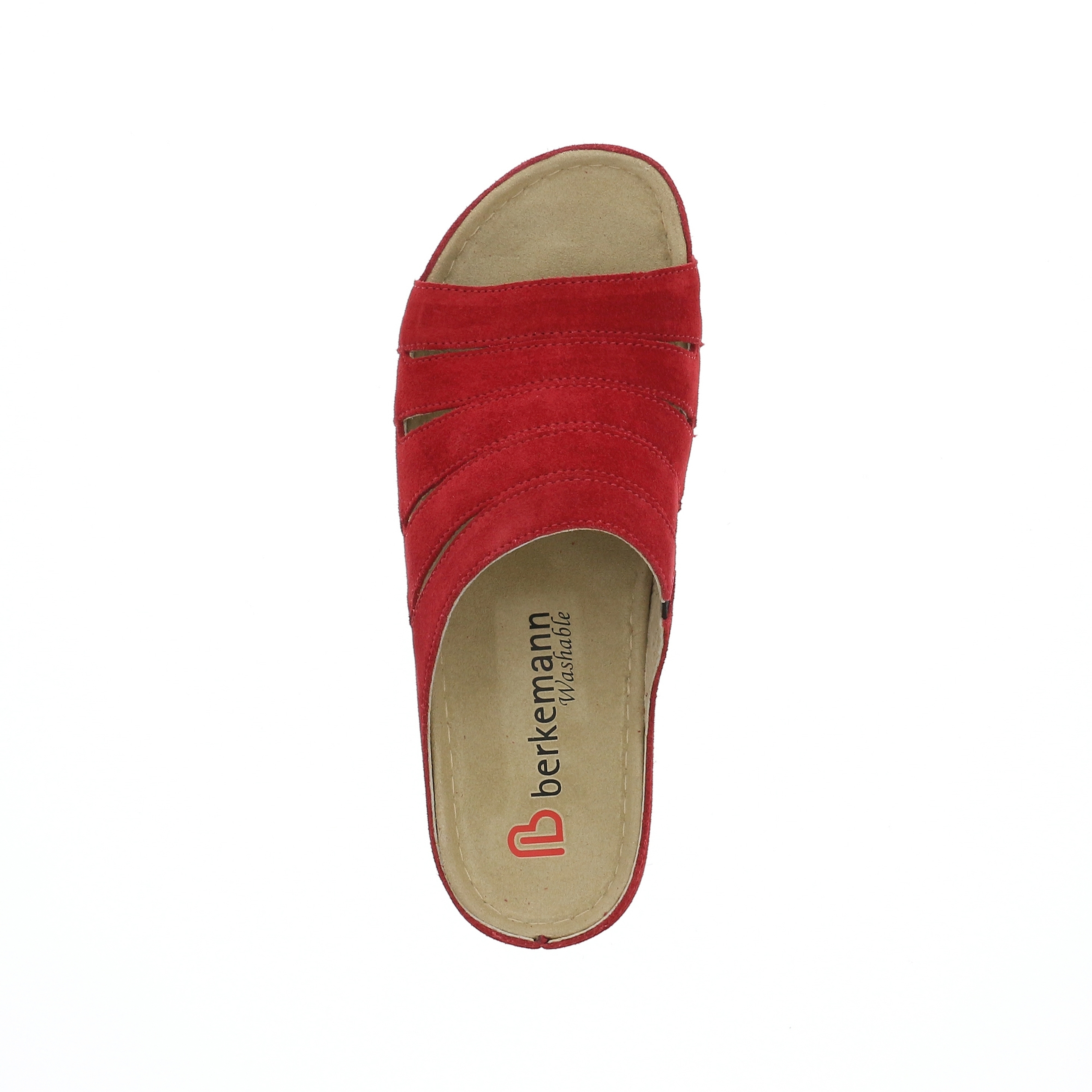 Bine Red suede leather