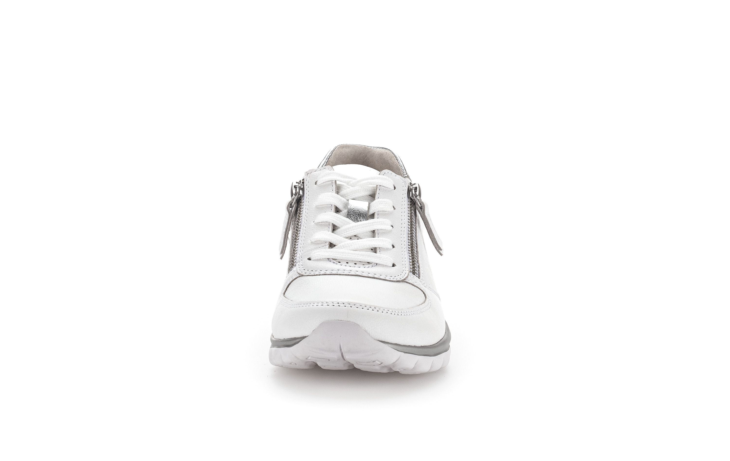 Gabor Shoes Sneaker - Weiß / Silber Leder